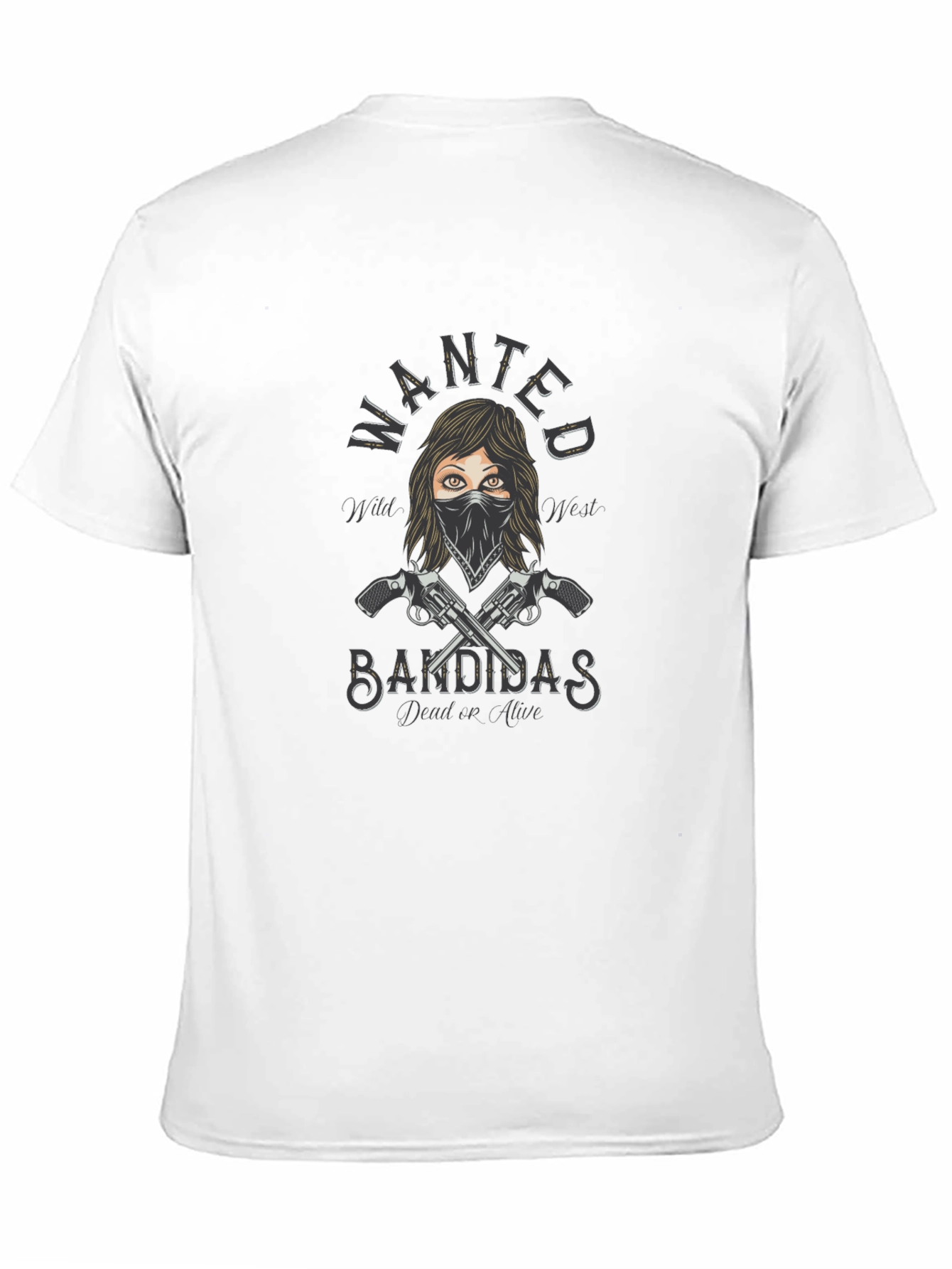 Wanted Bandidas Graphic Tee - Wild West Style