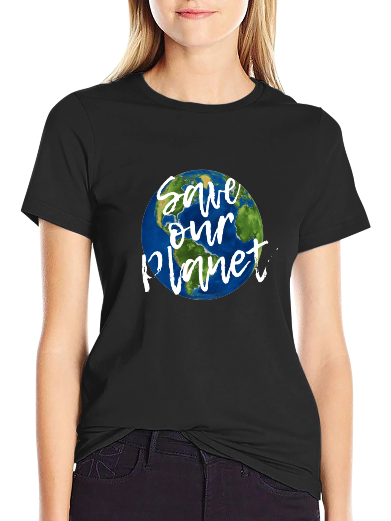 Save Our Planet Earth Graphic T-Shirt