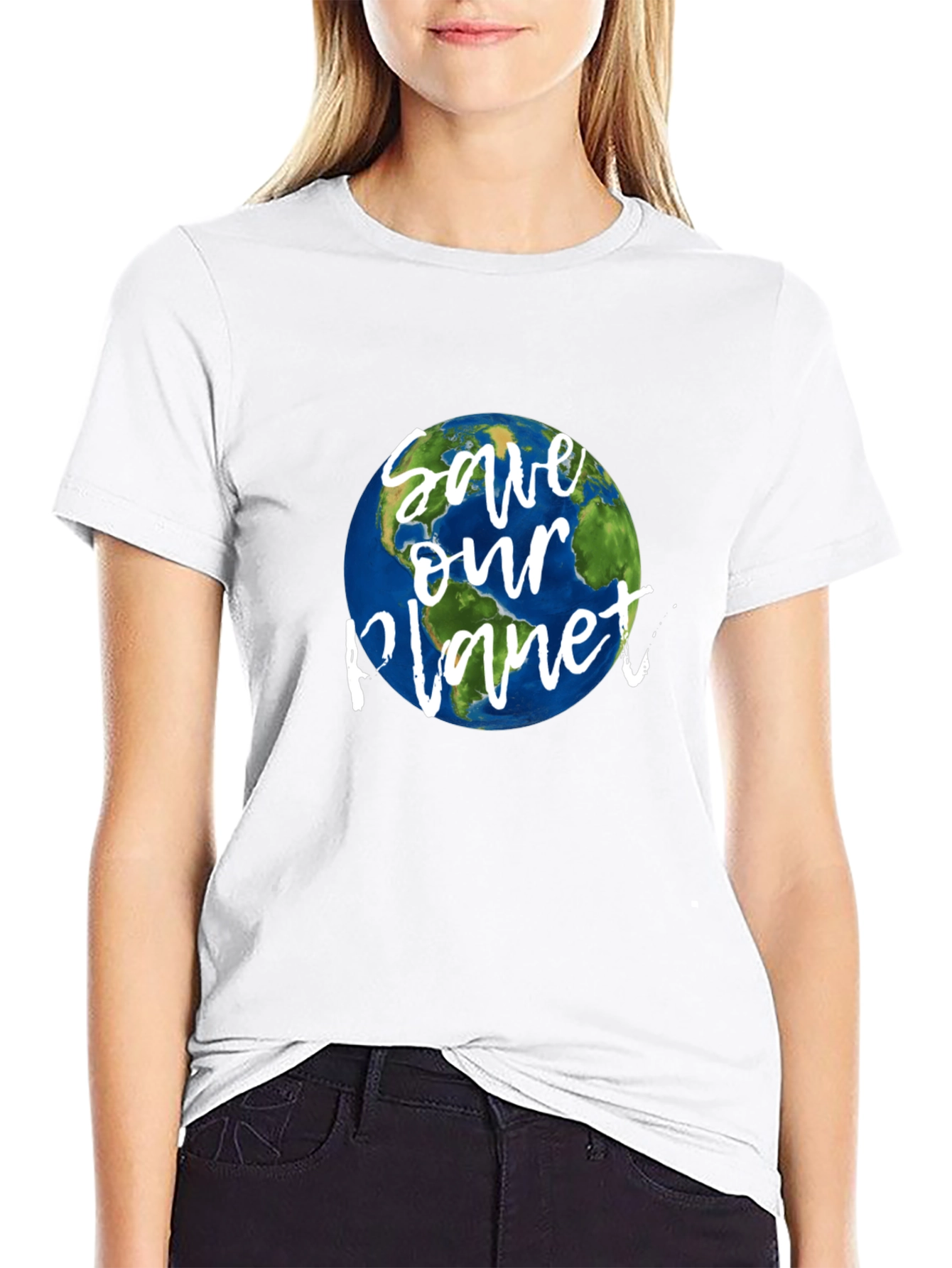 Save Our Planet Earth Graphic T-Shirt