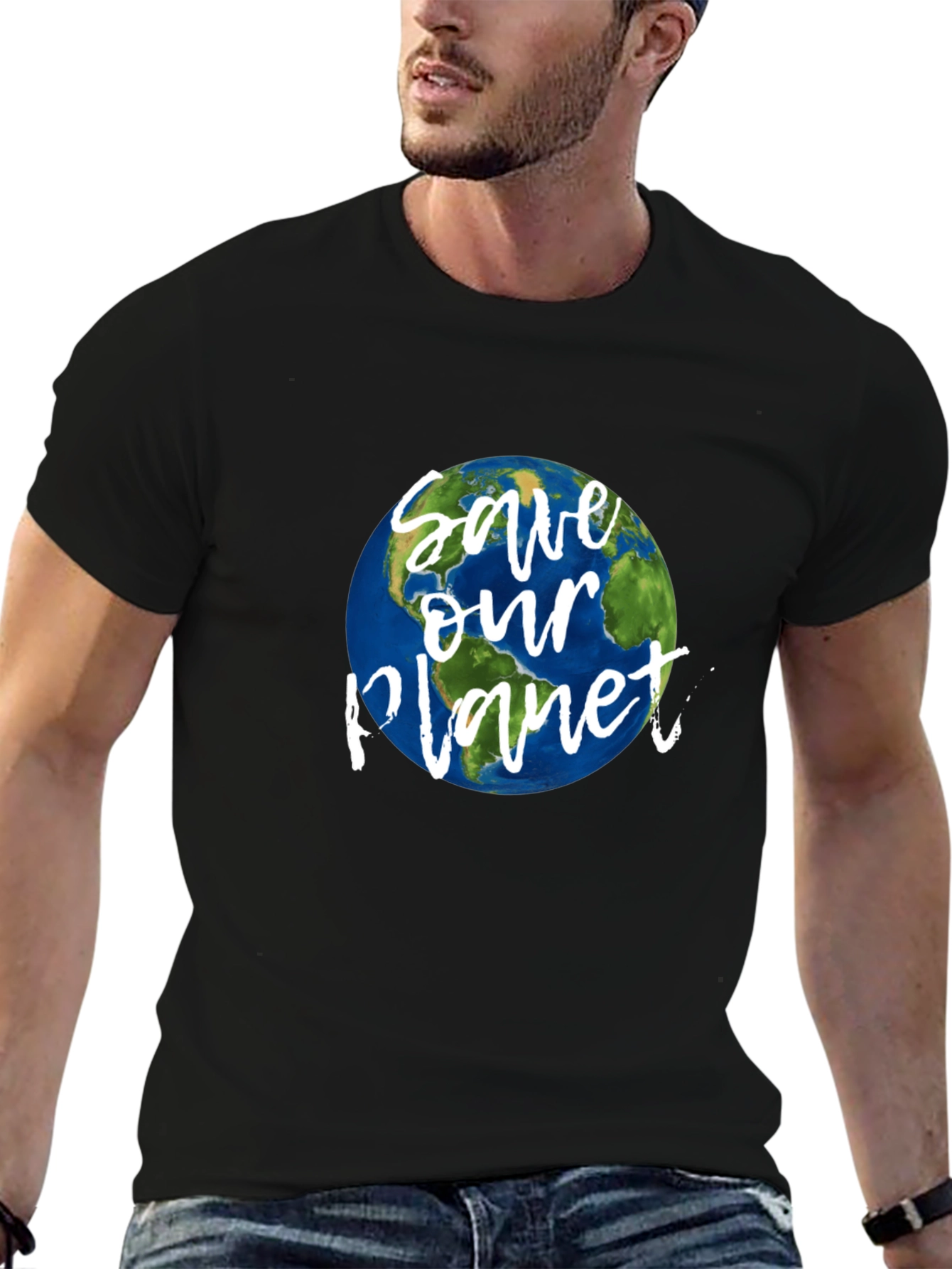 Save Our Planet Earth Graphic T-Shirt