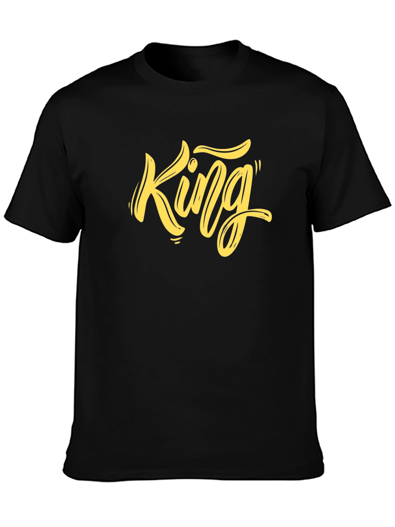 King Graphic Tee - Mens Black T-Shirt