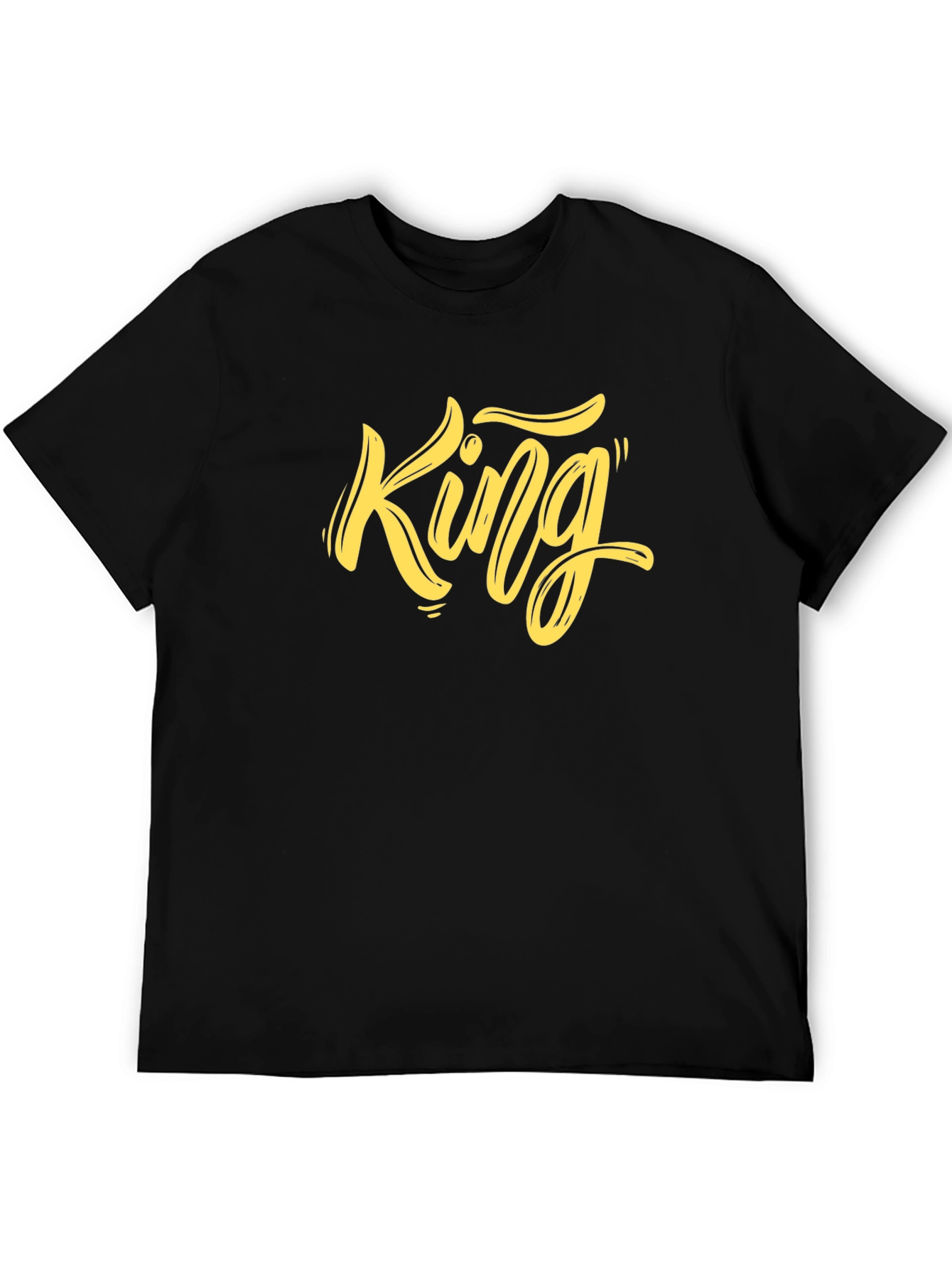 King Graphic Tee - Mens Black T-Shirt