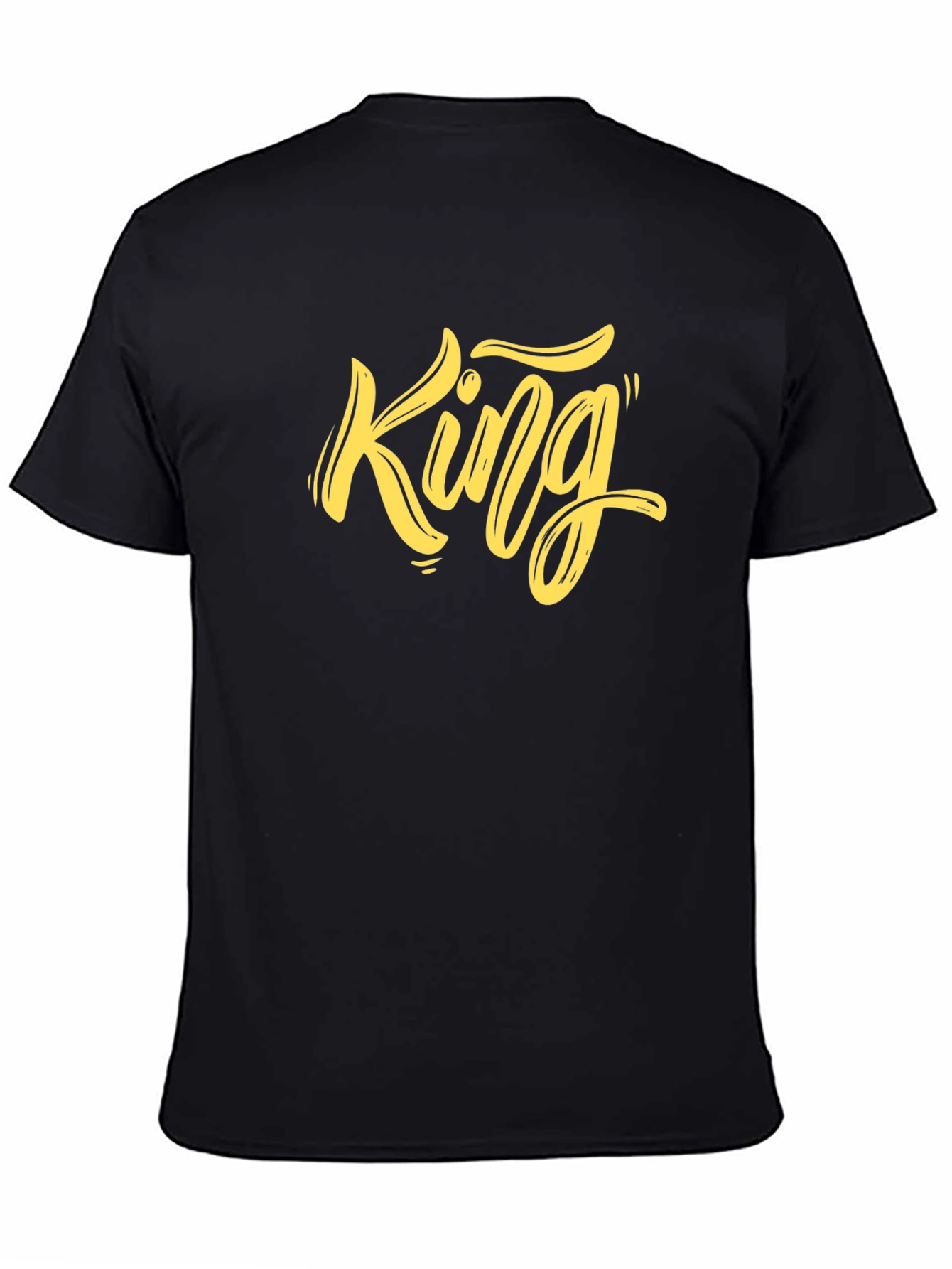King Graphic Tee - Mens Black T-Shirt