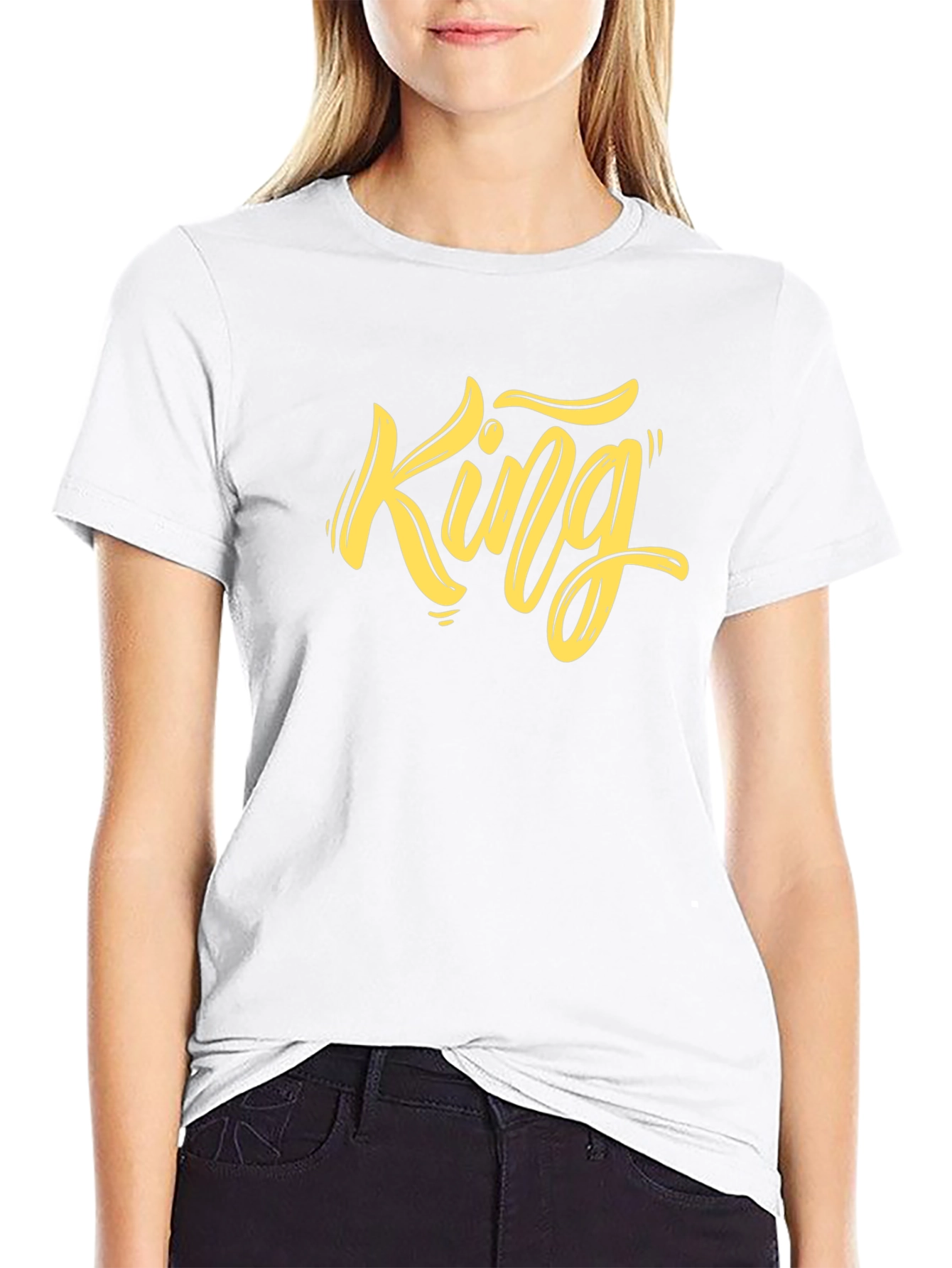 King Graphic Tee - Mens Black T-Shirt