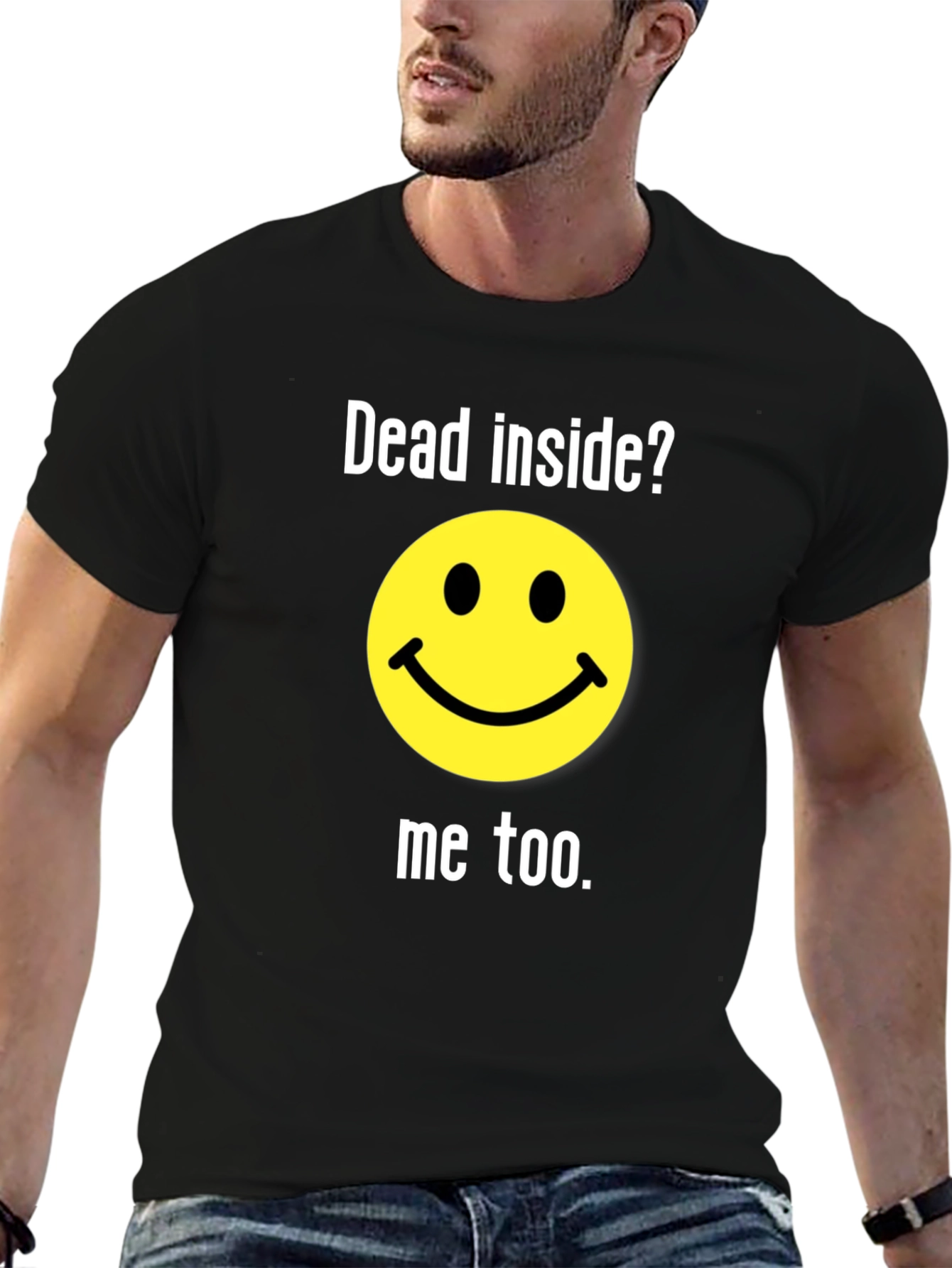 Dead Inside? Funny Graphic T-Shirt
