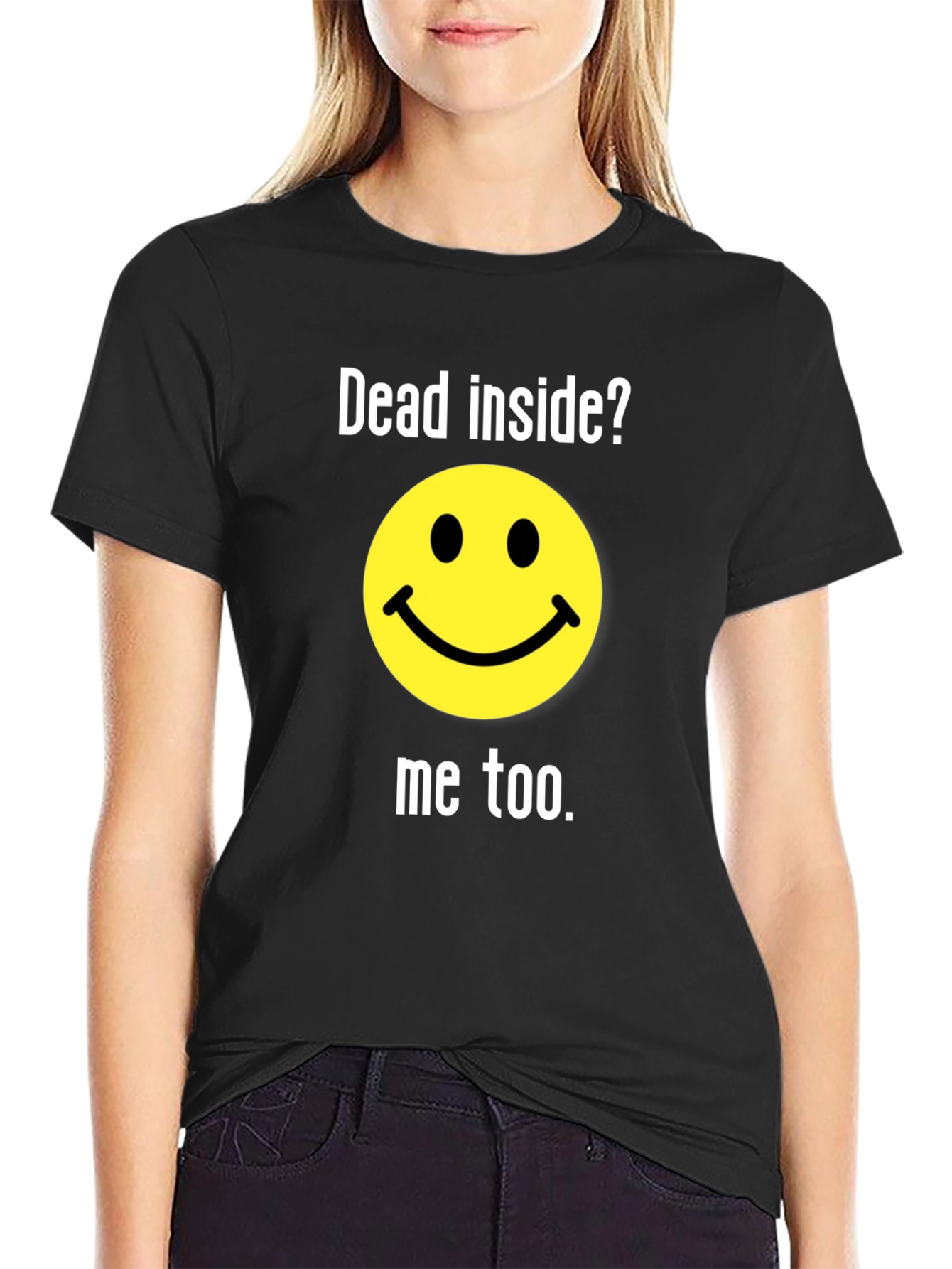Dead Inside? Funny Graphic T-Shirt