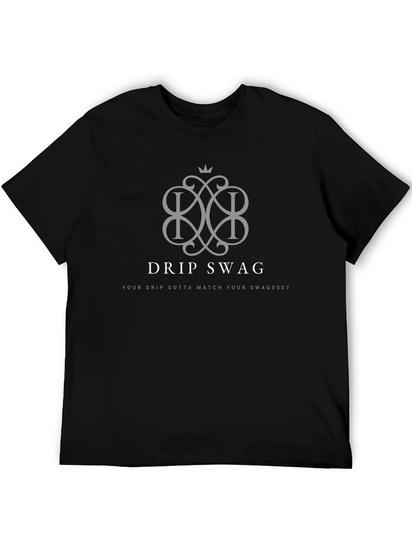 Drip Swag Black Graphic Tee