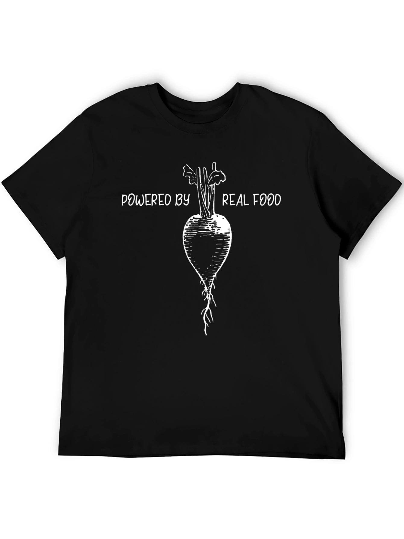 Powered by Real Food T-Shirt Vegan Tee