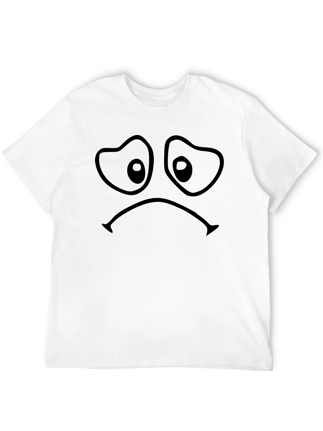 Sad Face Graphic T-Shirt - Unisex