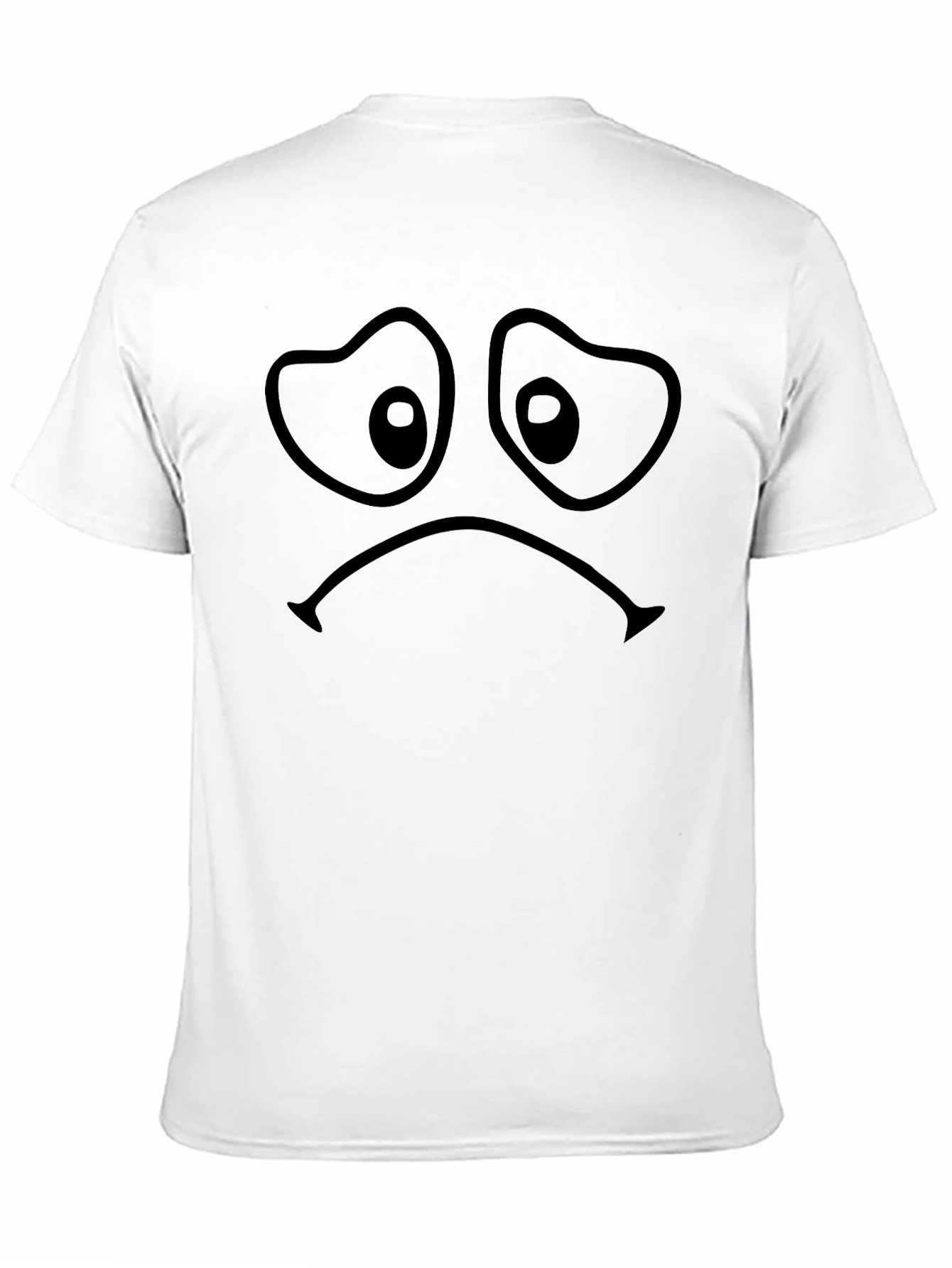 Sad Face Graphic T-Shirt - Unisex