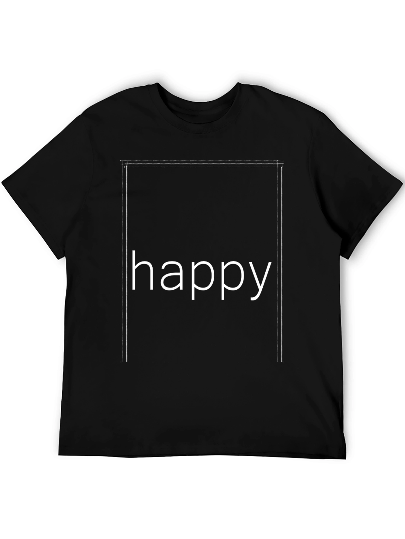 Happy Graphic Tee - Casual Comfort