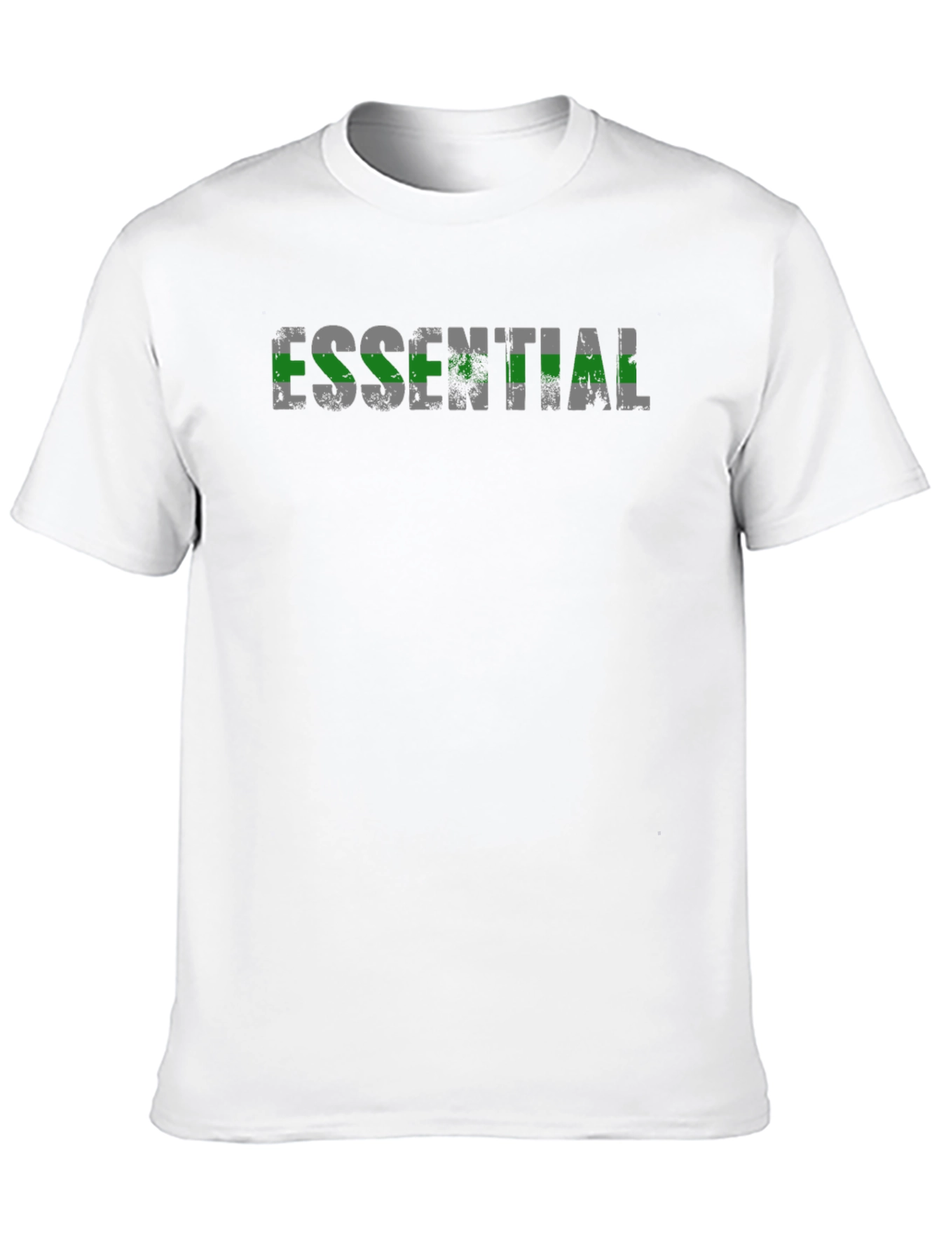 Essential Distressed Graphic T-Shirt - Black