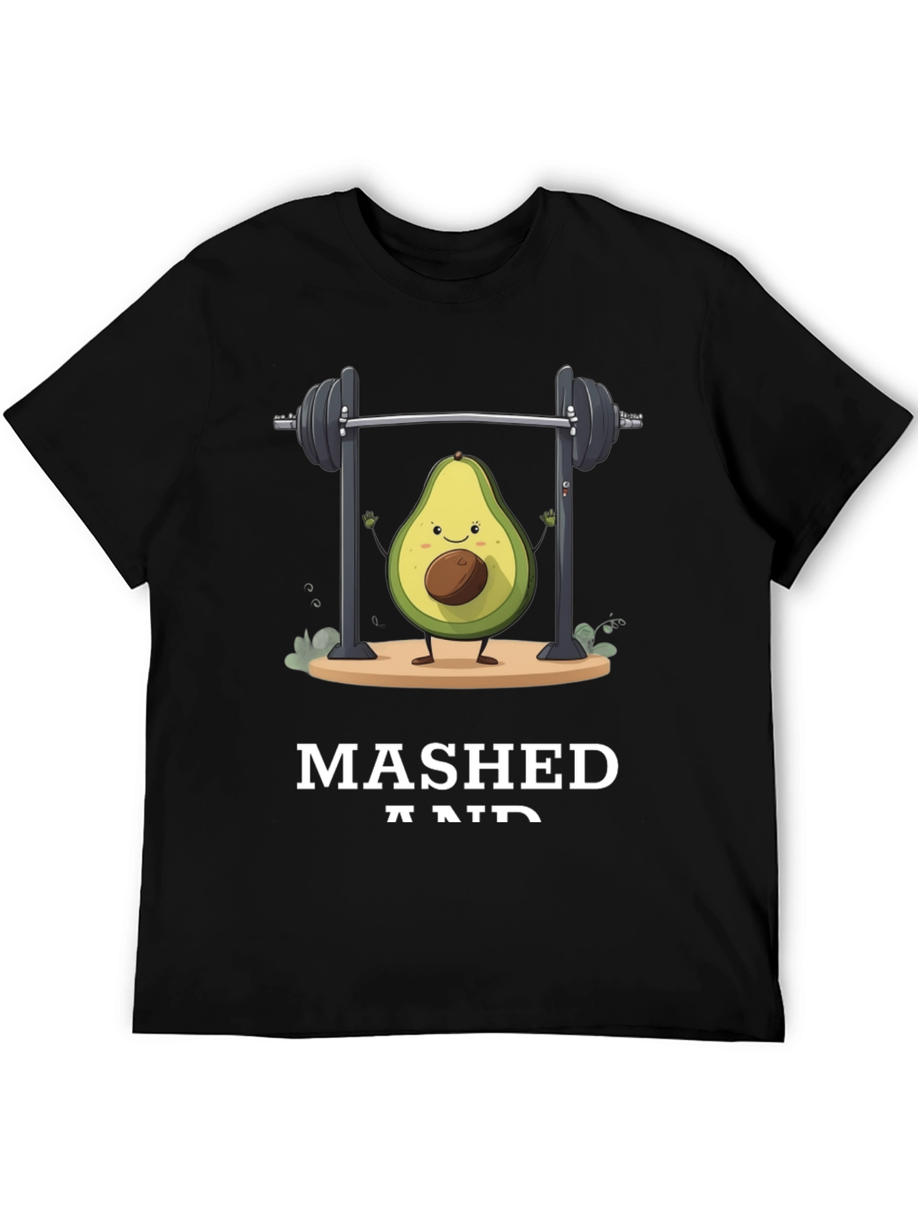 Mashed and Ripped Avocado Gym T-Shirt