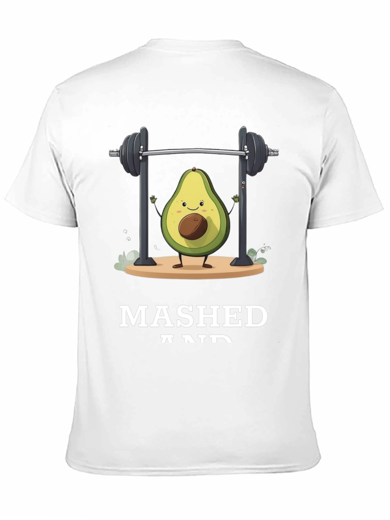 Mashed and Ripped Avocado Gym T-Shirt