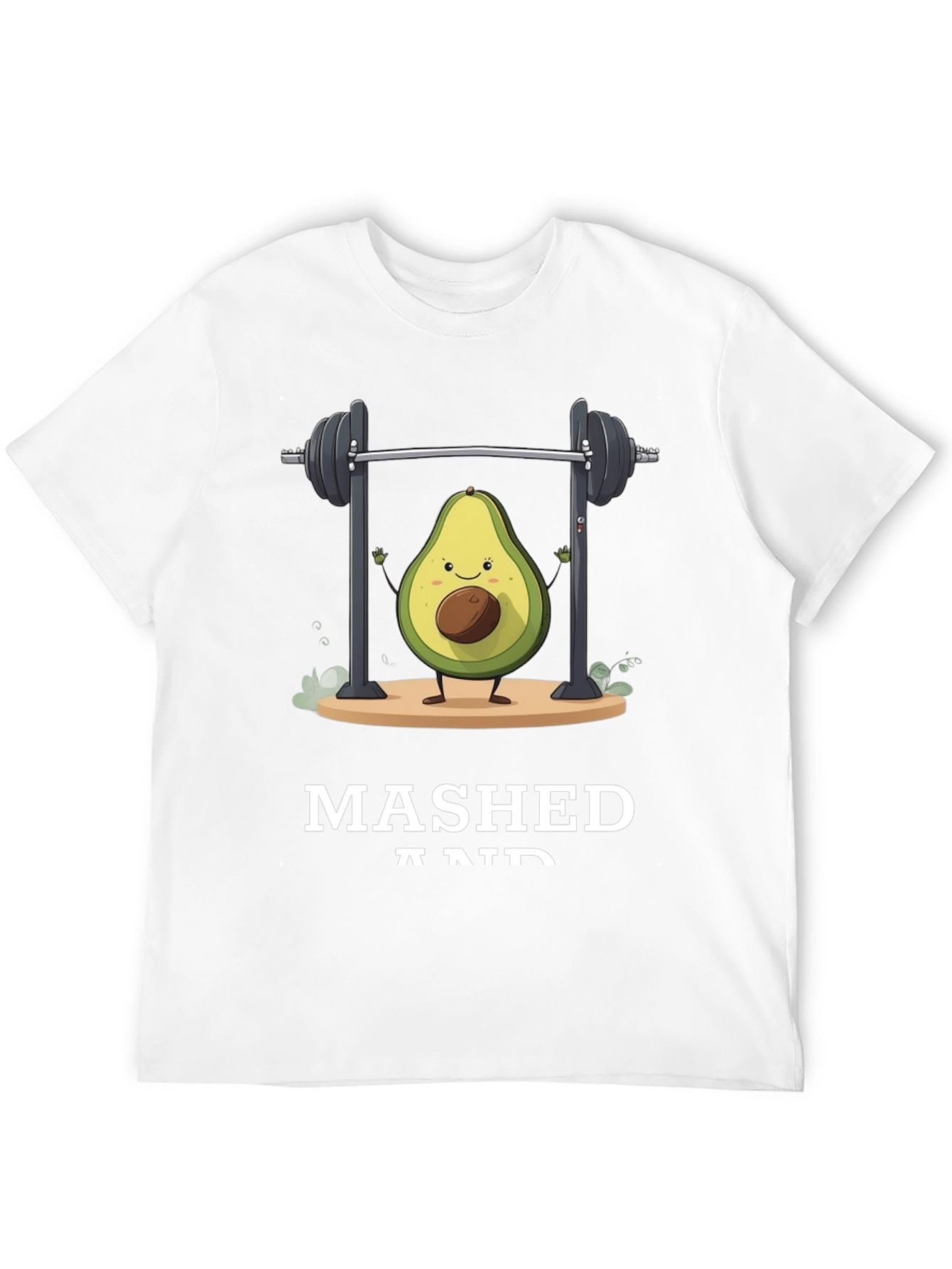 Mashed and Ripped Avocado Gym T-Shirt