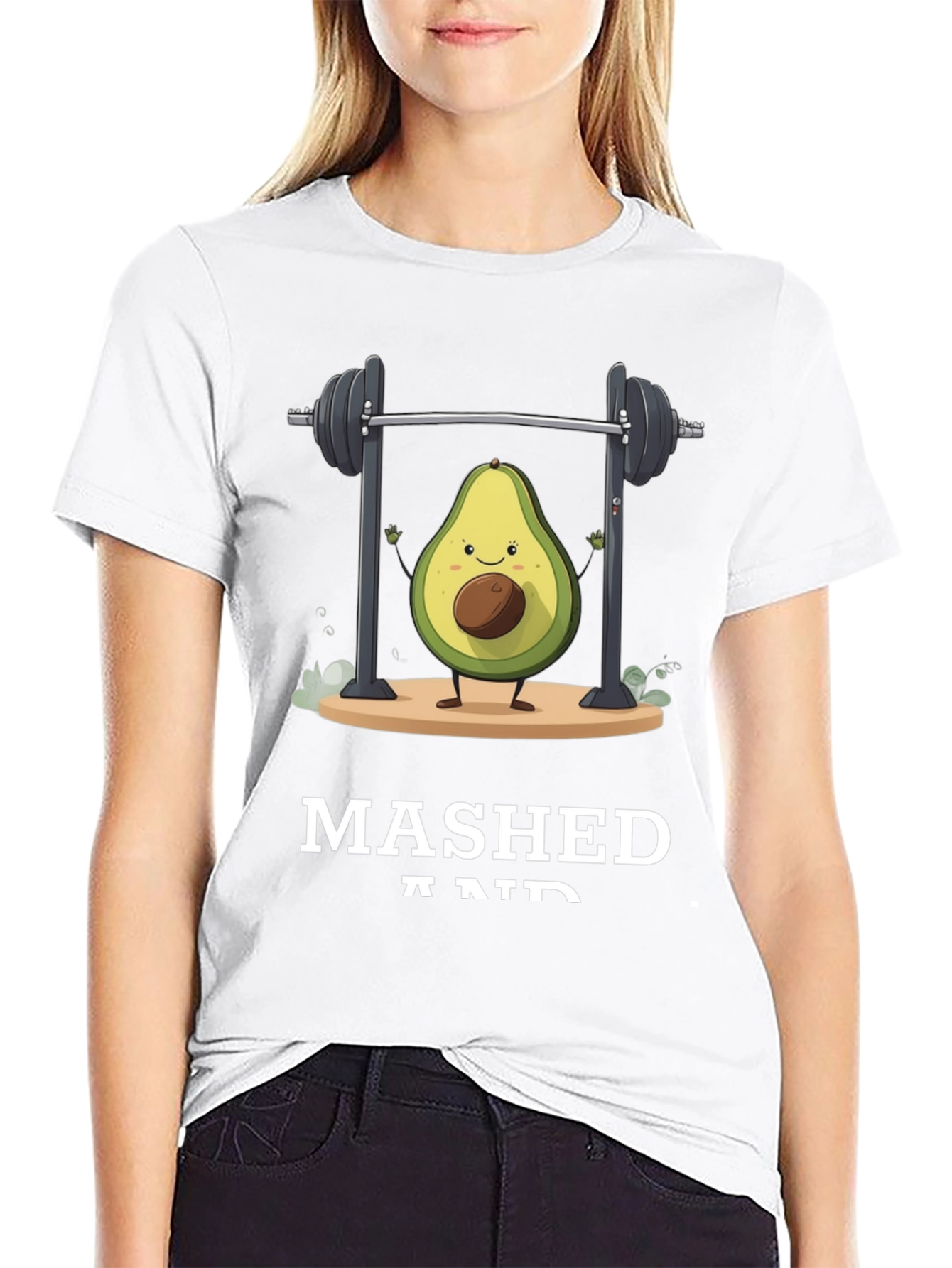 Mashed and Ripped Avocado Gym T-Shirt