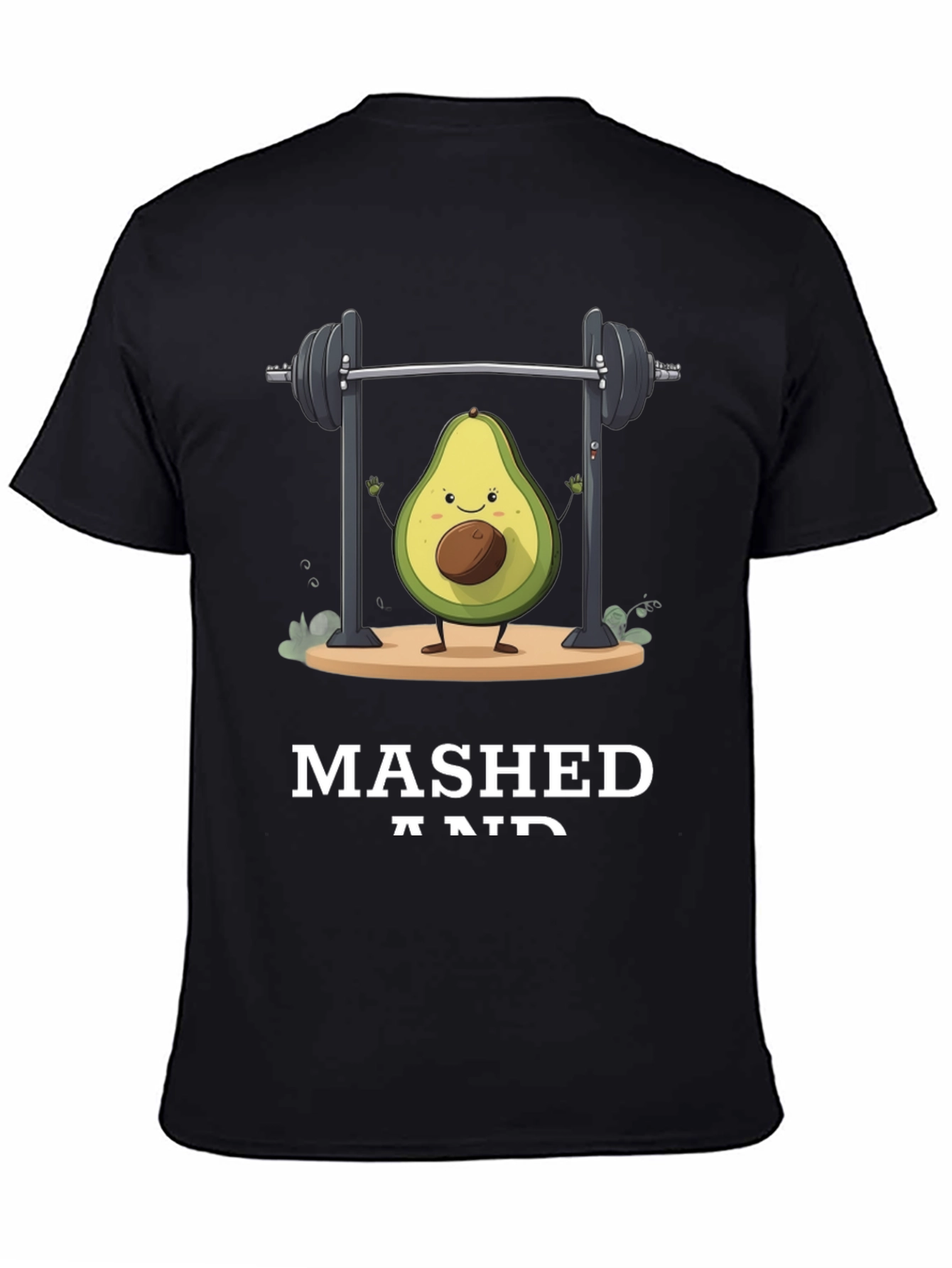 Mashed and Ripped Avocado Gym T-Shirt