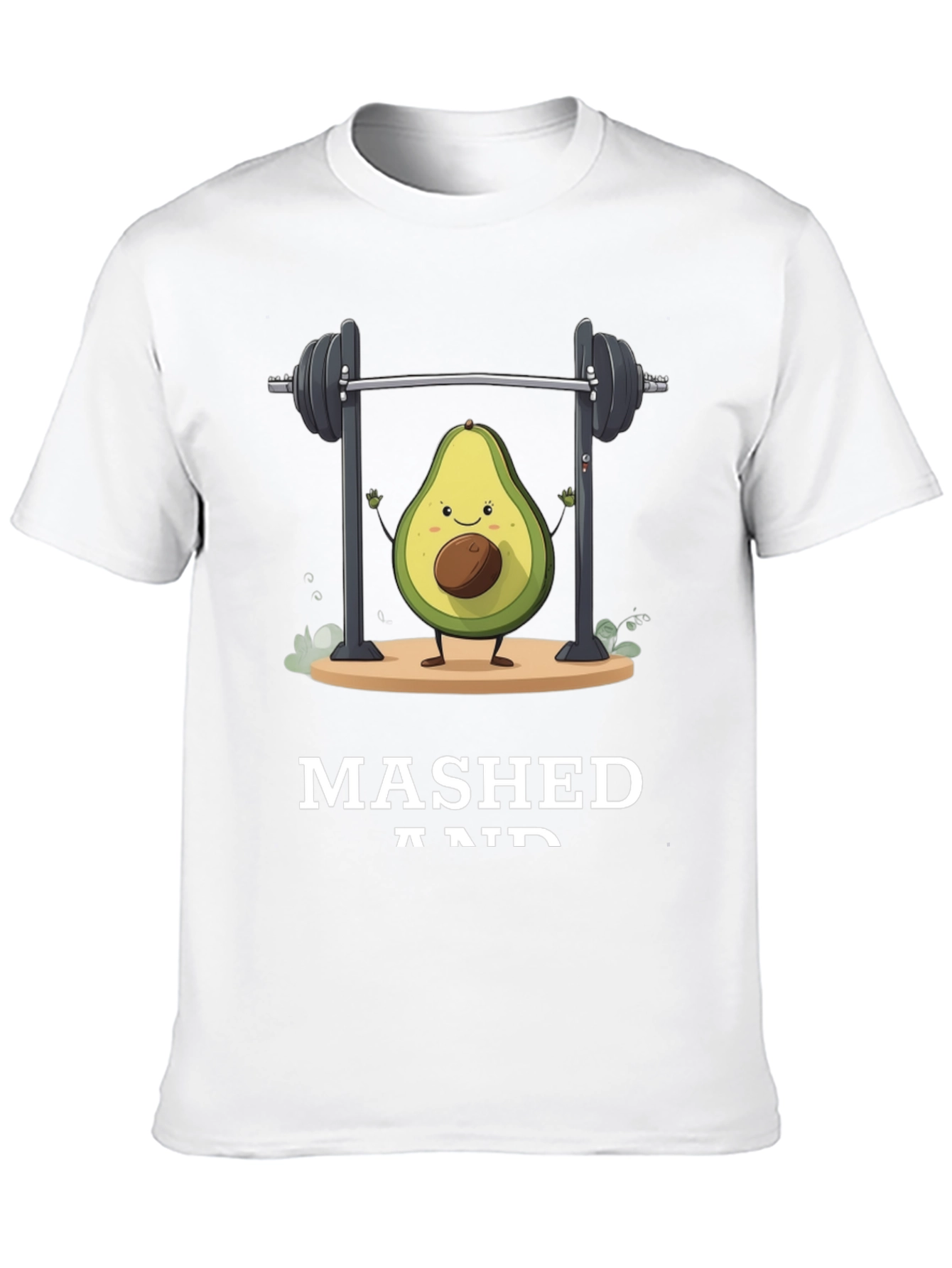 Mashed and Ripped Avocado Gym T-Shirt