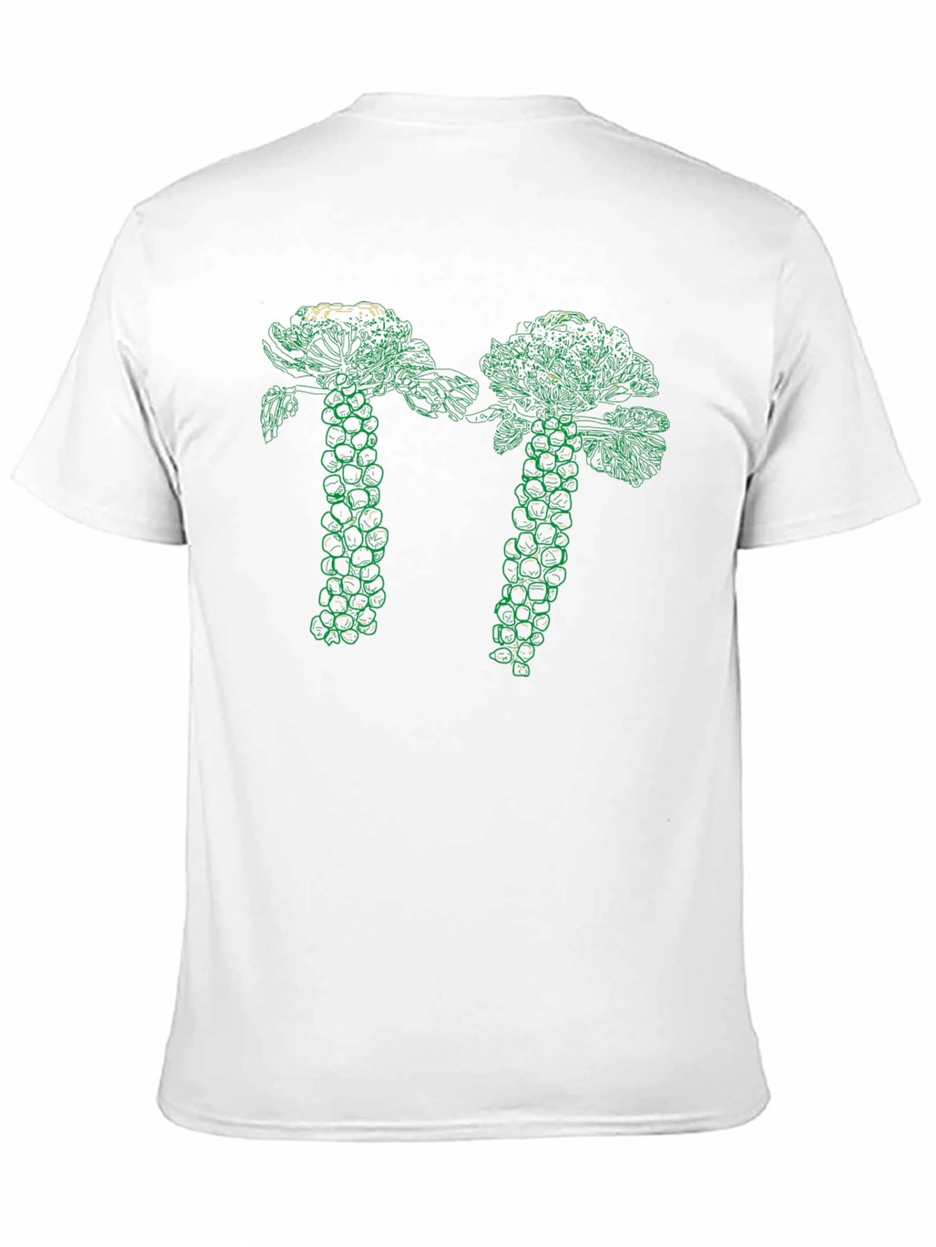 Brussels Sprouts Graphic Tee - Novelty Vegetable Shirt