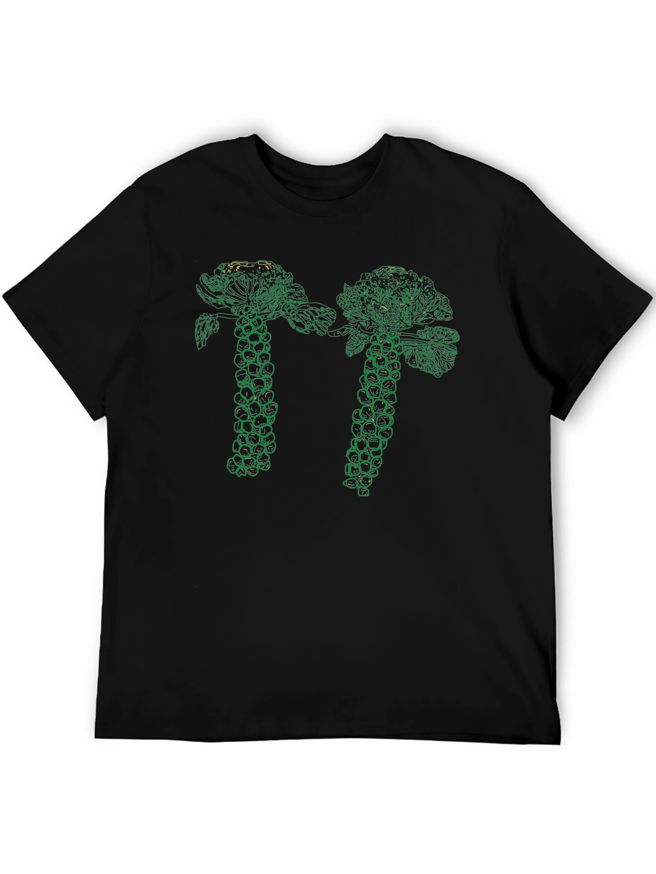 Brussels Sprouts Graphic Tee - Novelty Vegetable Shirt