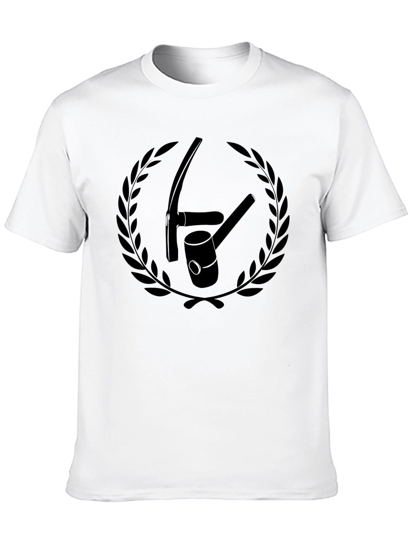 Blacksmith Tools Graphic Tee - Black Cotton