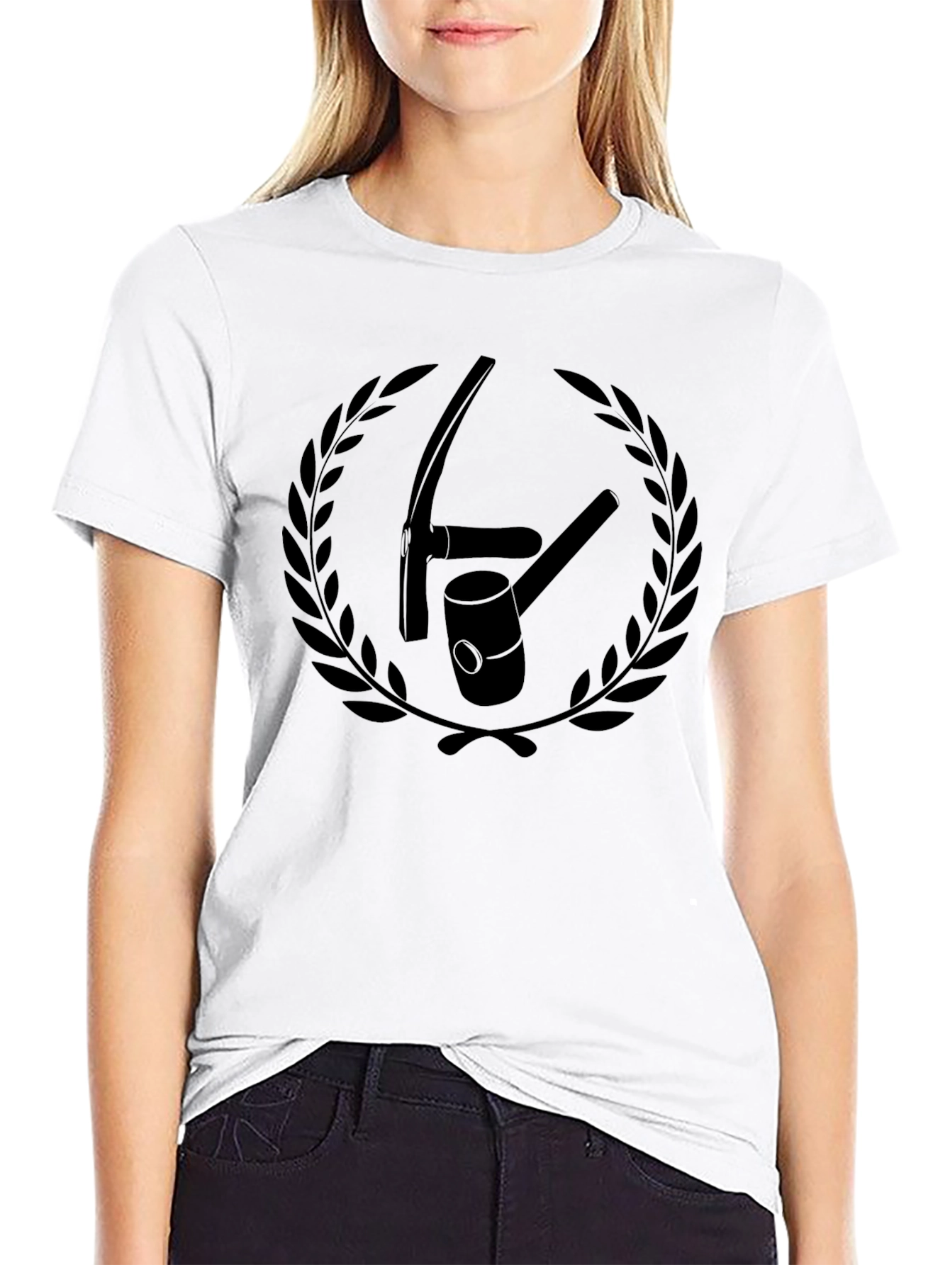 Blacksmith Tools Graphic Tee - Black Cotton