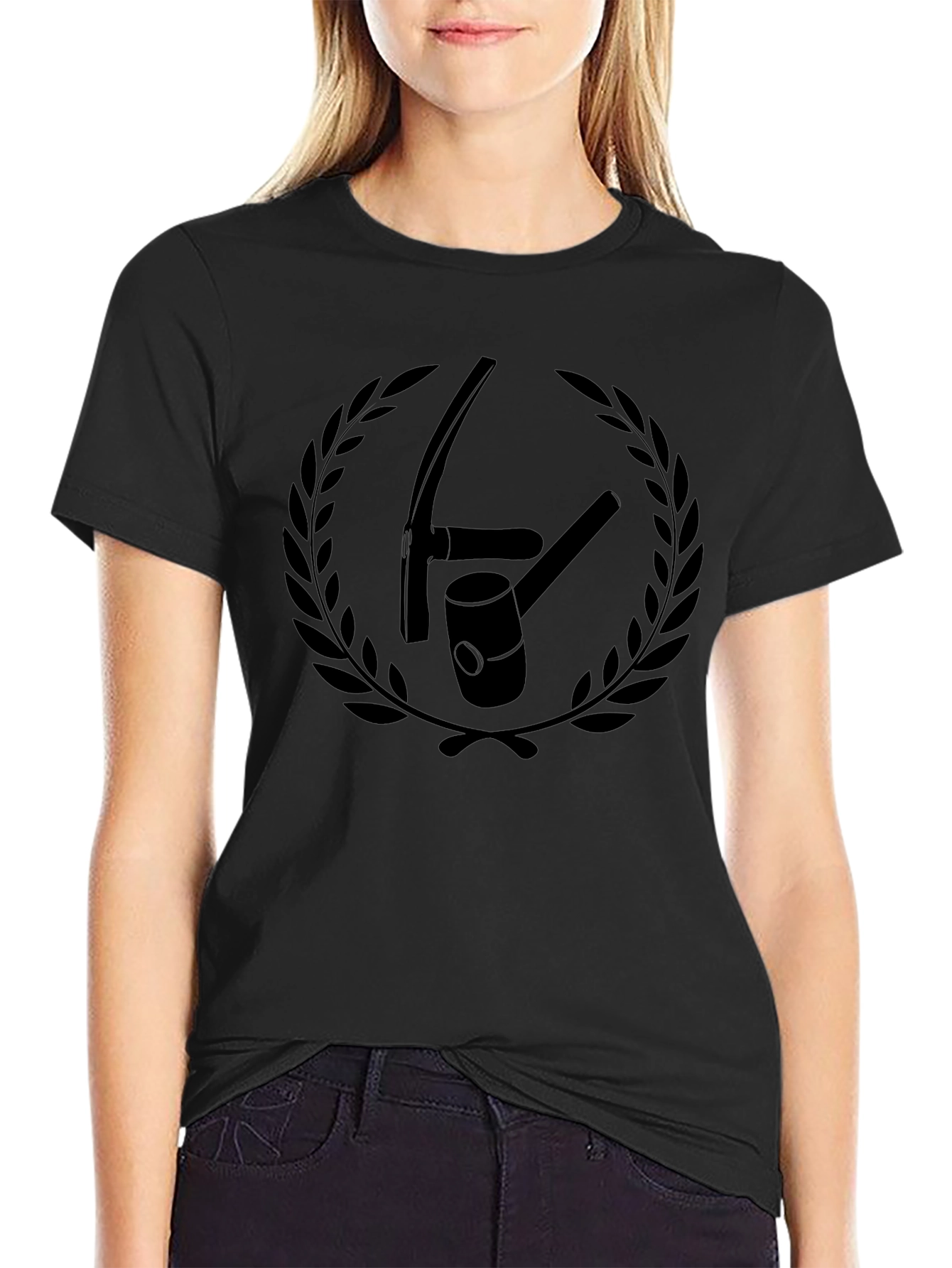 Blacksmith Tools Graphic Tee - Black Cotton