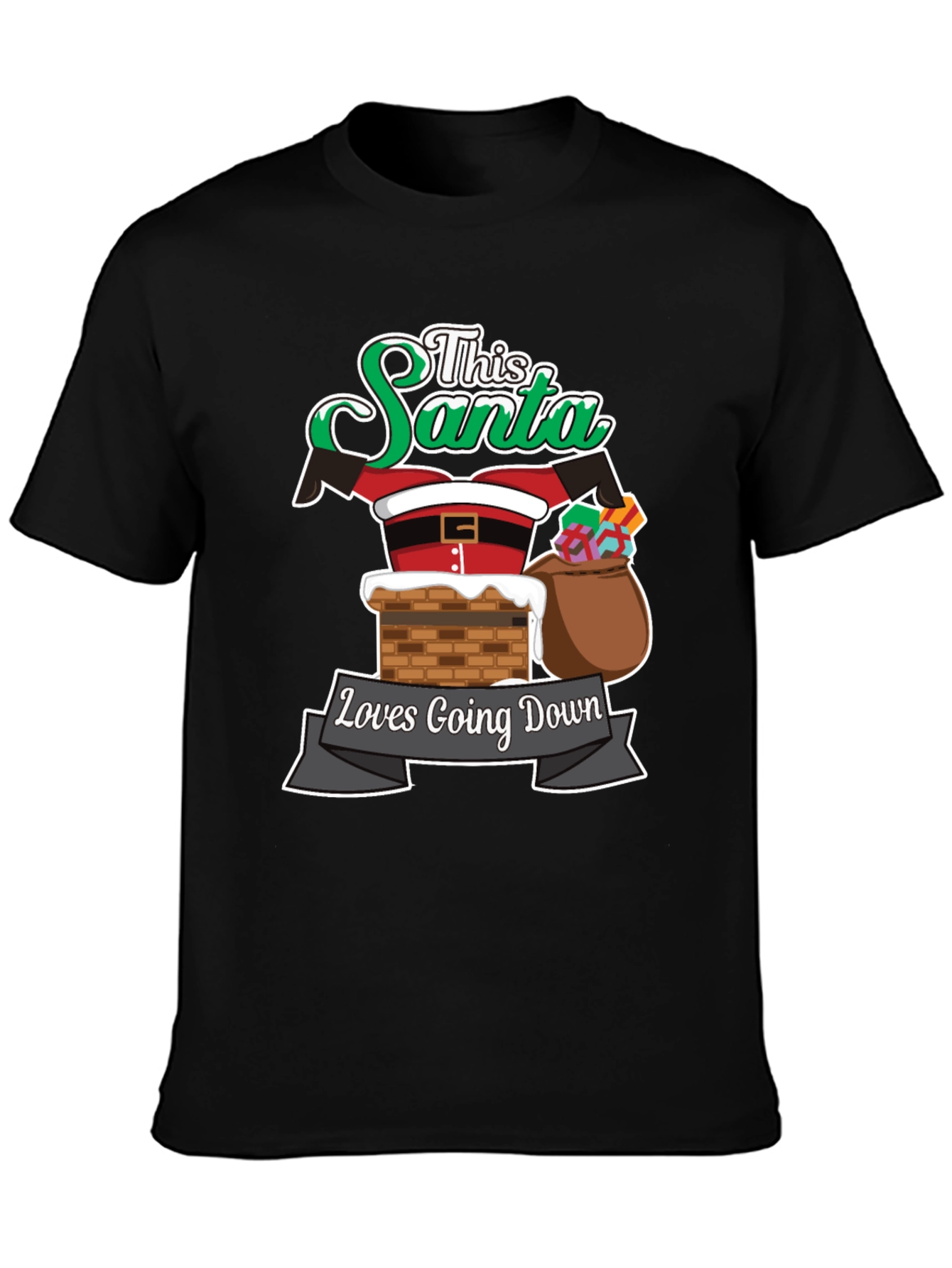 This Santa Loves Going Down T-Shirt