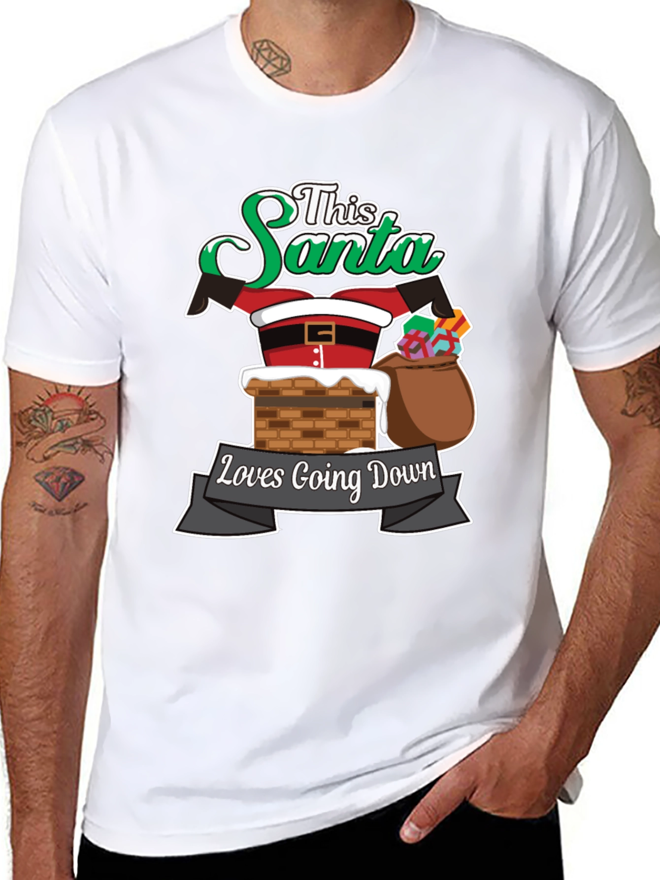 This Santa Loves Going Down T-Shirt