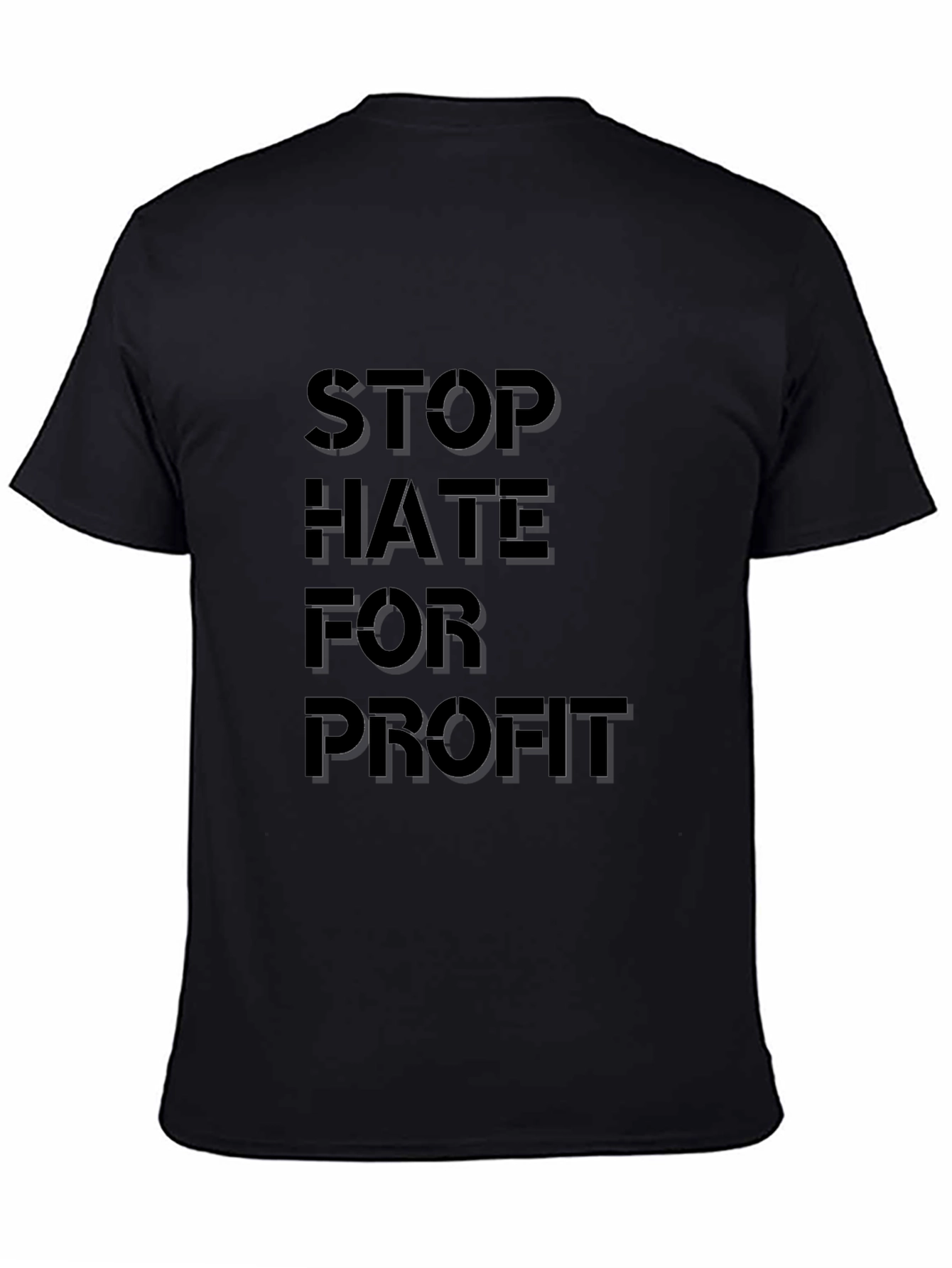 Stop Hate For Profit - Black T-Shirt