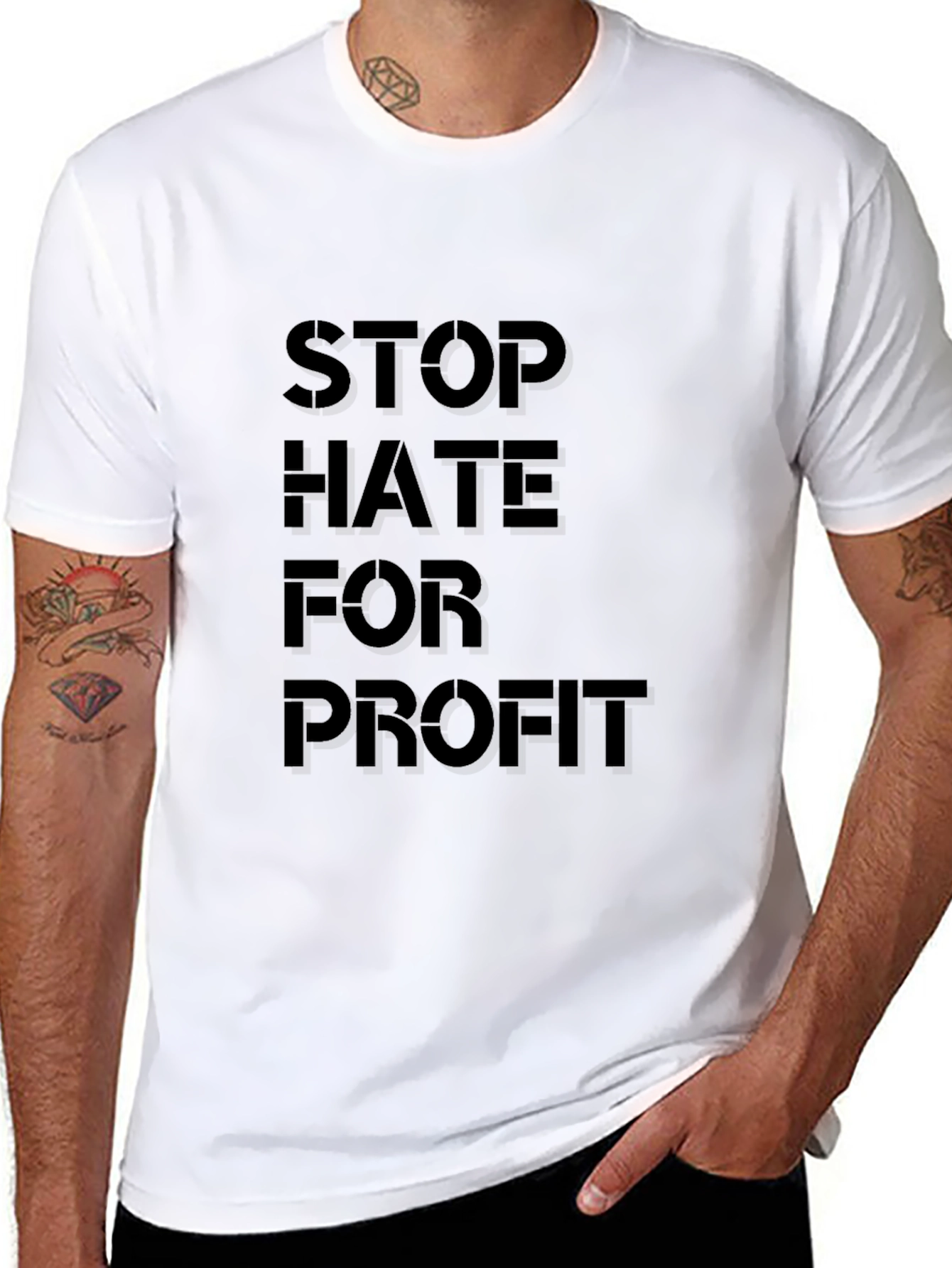 Stop Hate For Profit - Black T-Shirt