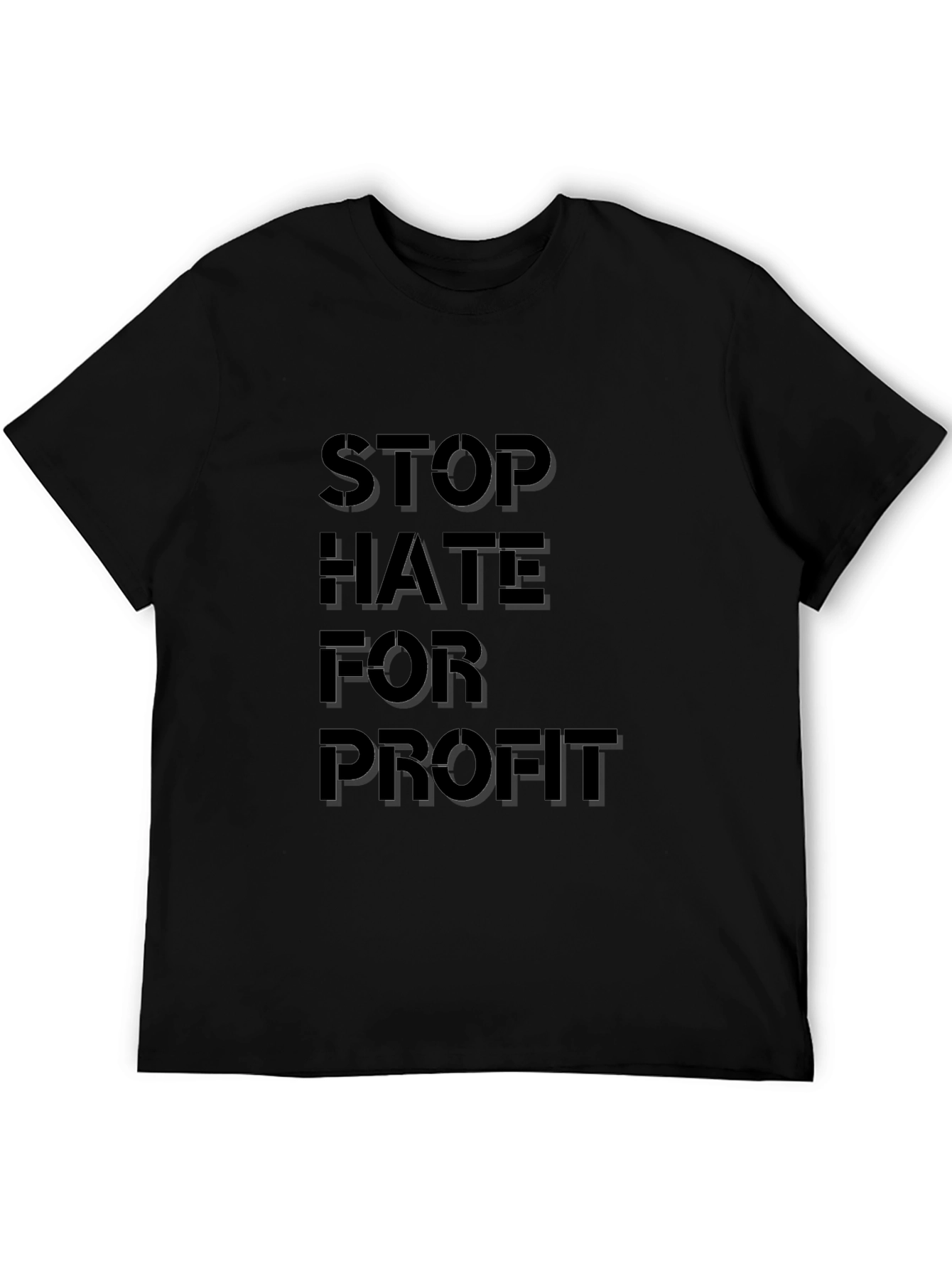 Stop Hate For Profit - Black T-Shirt