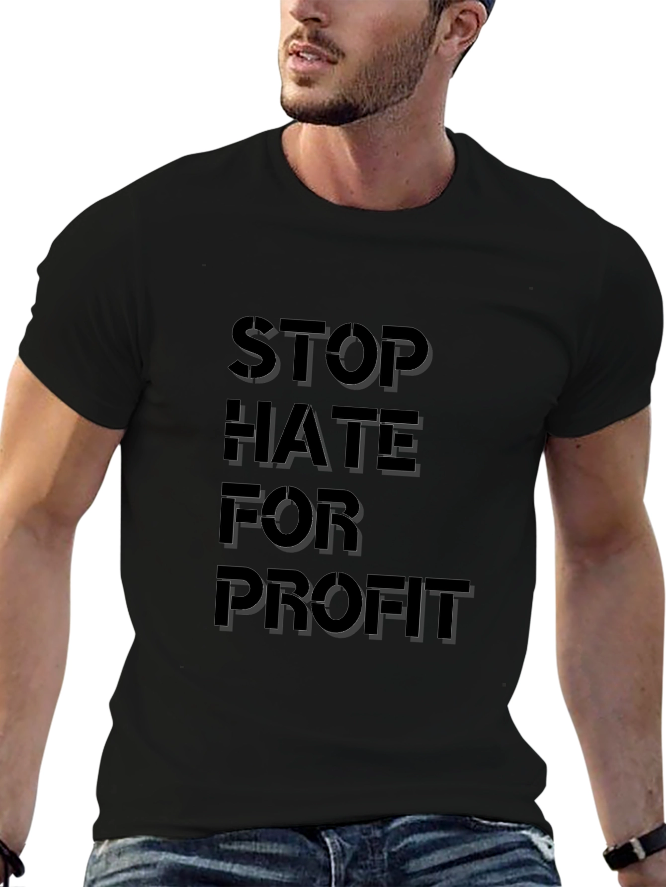 Stop Hate For Profit - Black T-Shirt