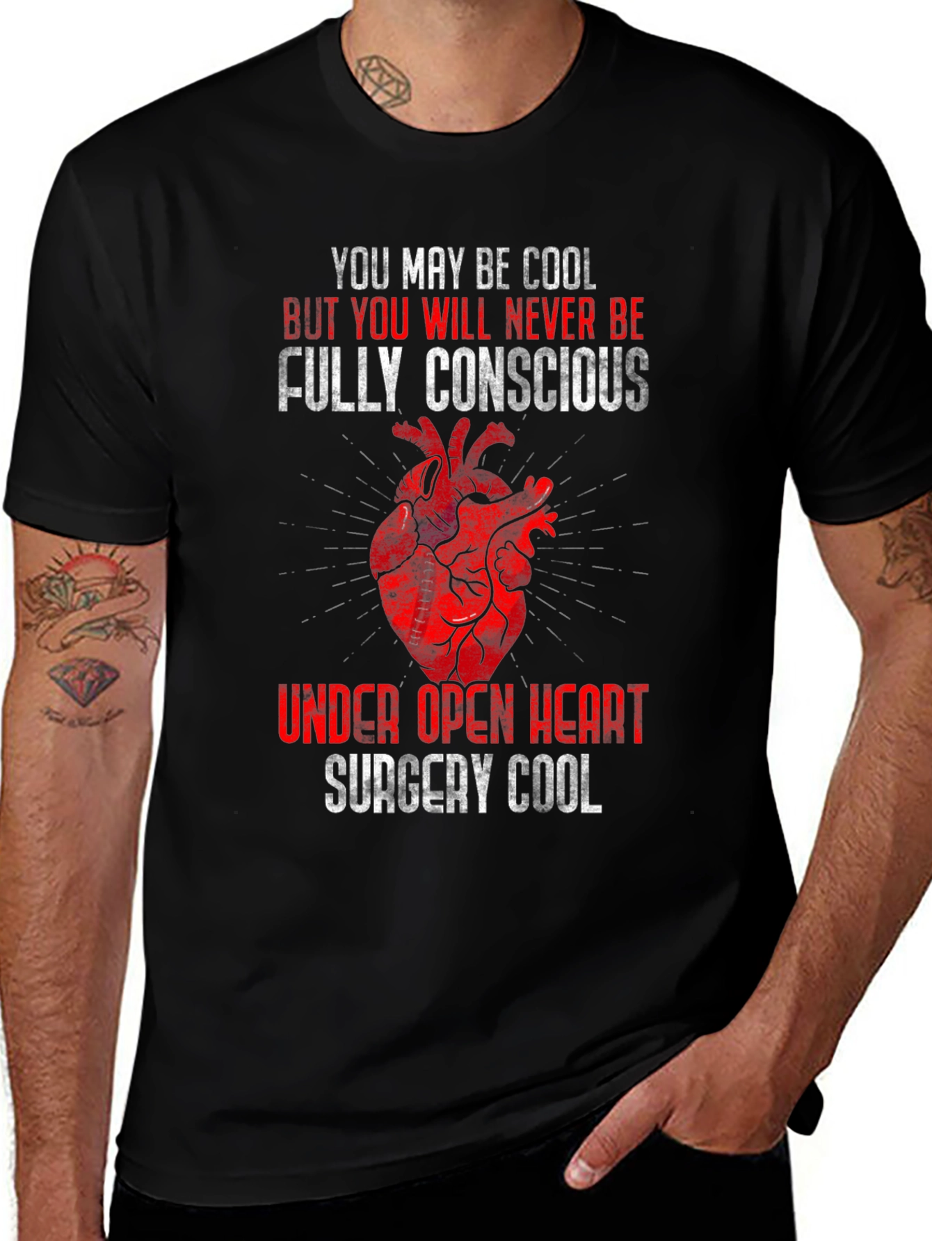 Open Heart Surgery Cool Graphic T-Shirt