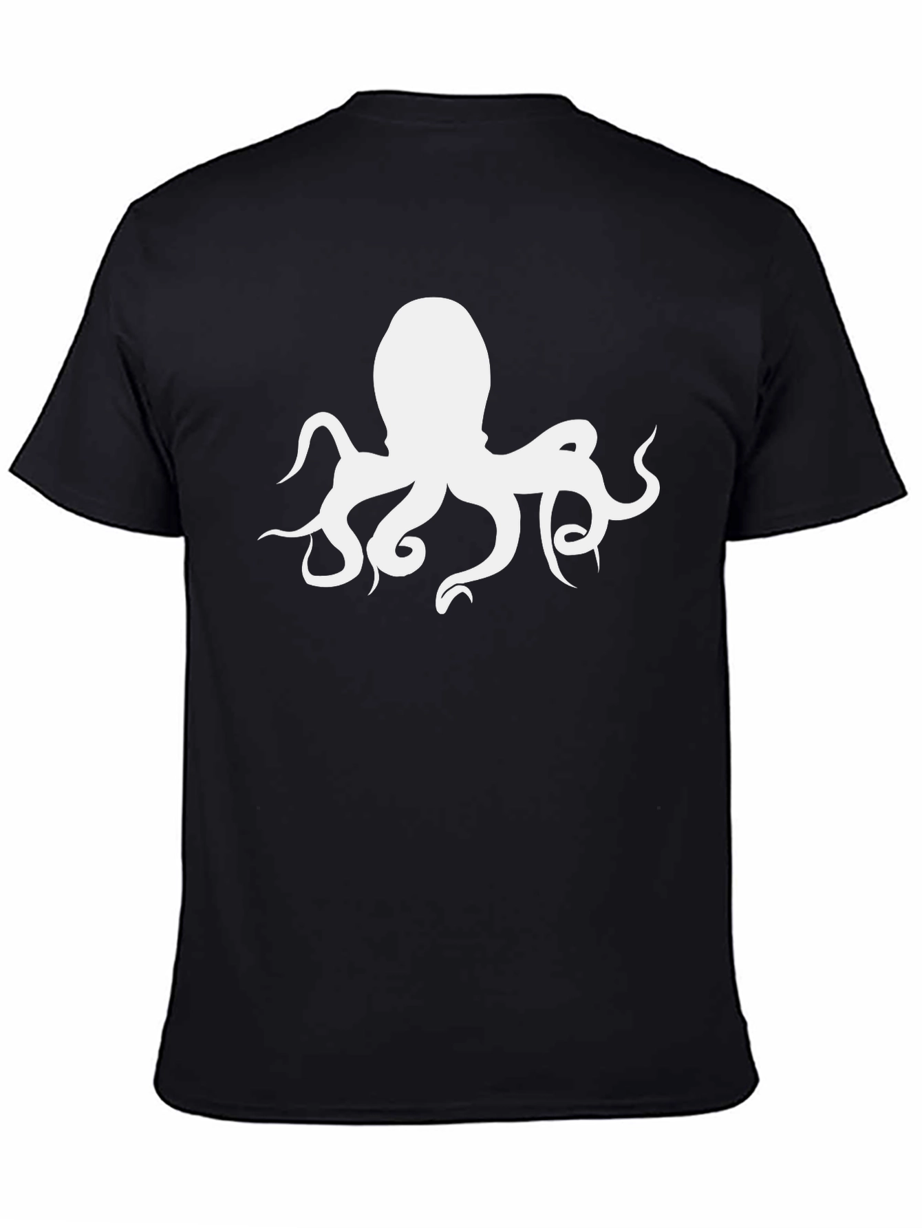 Octopus Graphic Tee - Mens Black T-Shirt