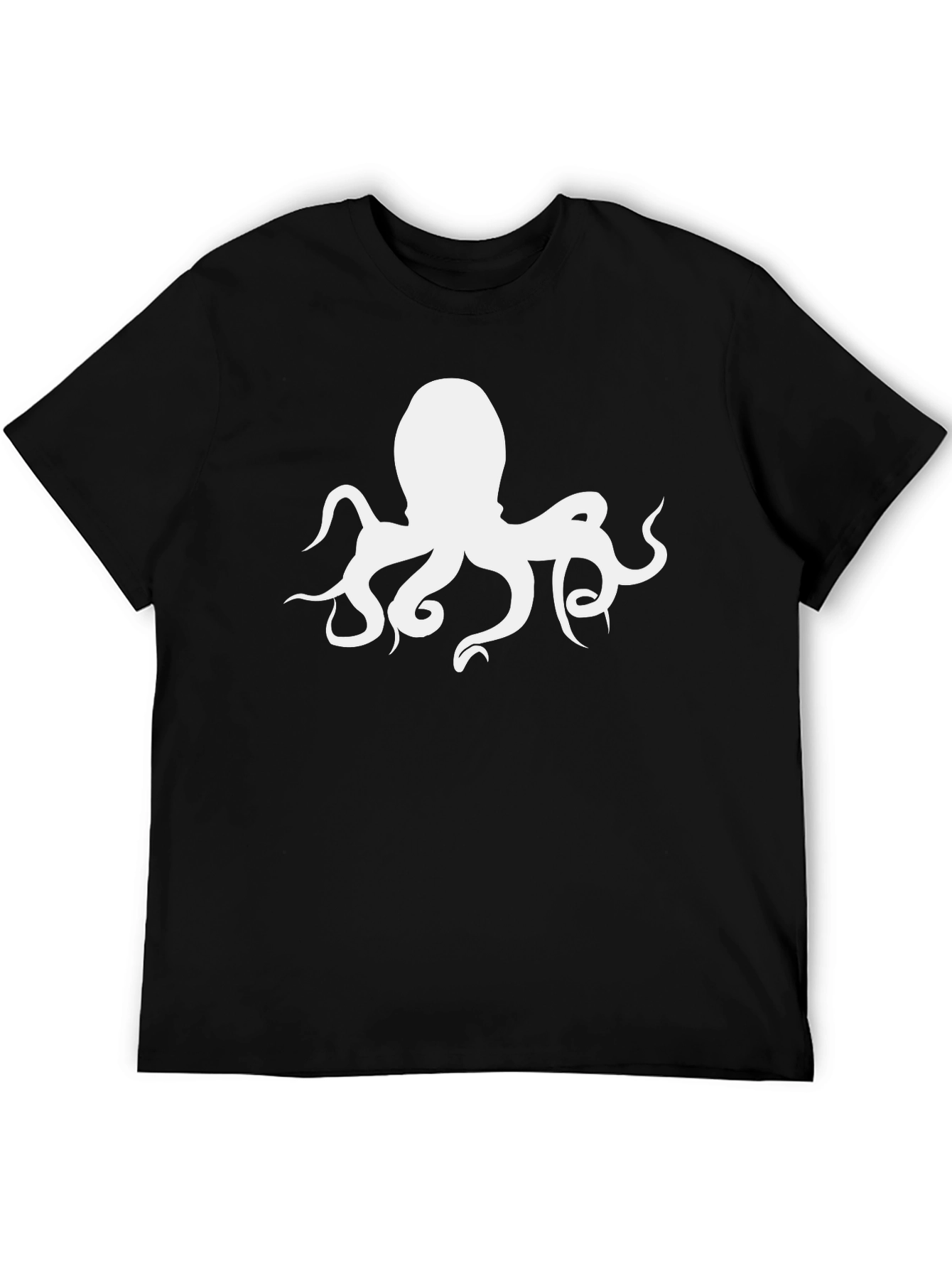 Octopus Graphic Tee - Mens Black T-Shirt