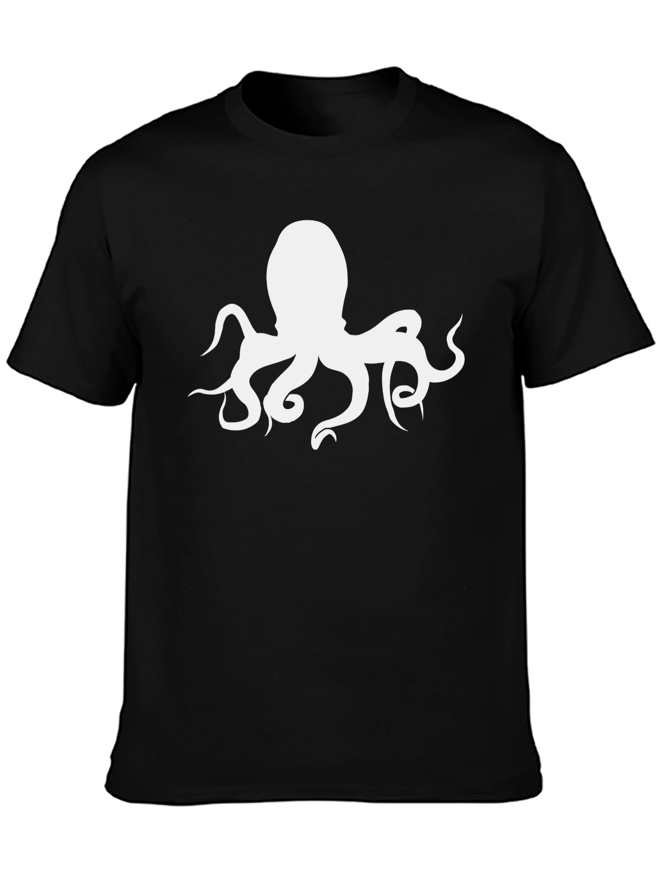 Octopus Graphic Tee - Mens Black T-Shirt