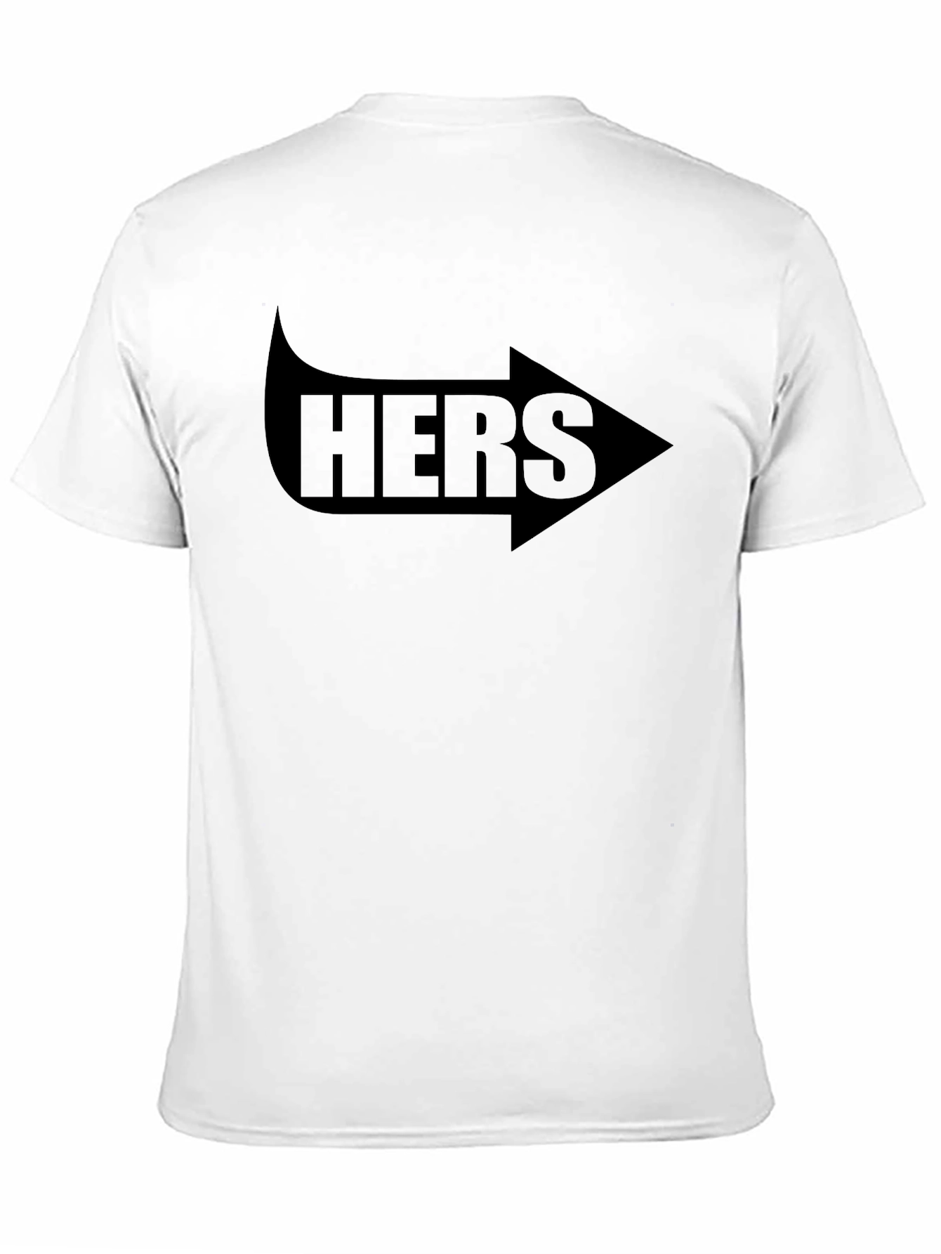 Hers Arrow Graphic Tee - Couples Matching Shirt