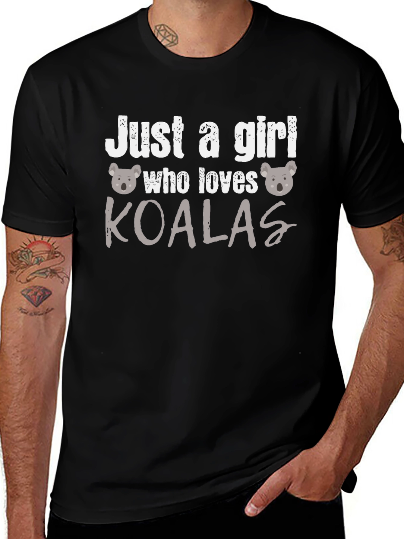 Just A Girl Who Loves Koalas T-Shirt