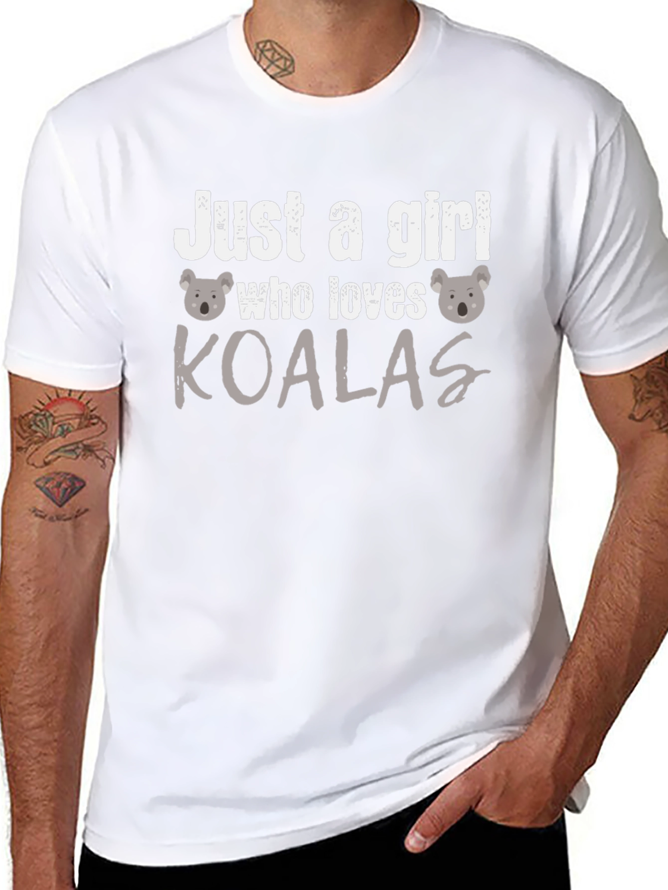 Just A Girl Who Loves Koalas T-Shirt