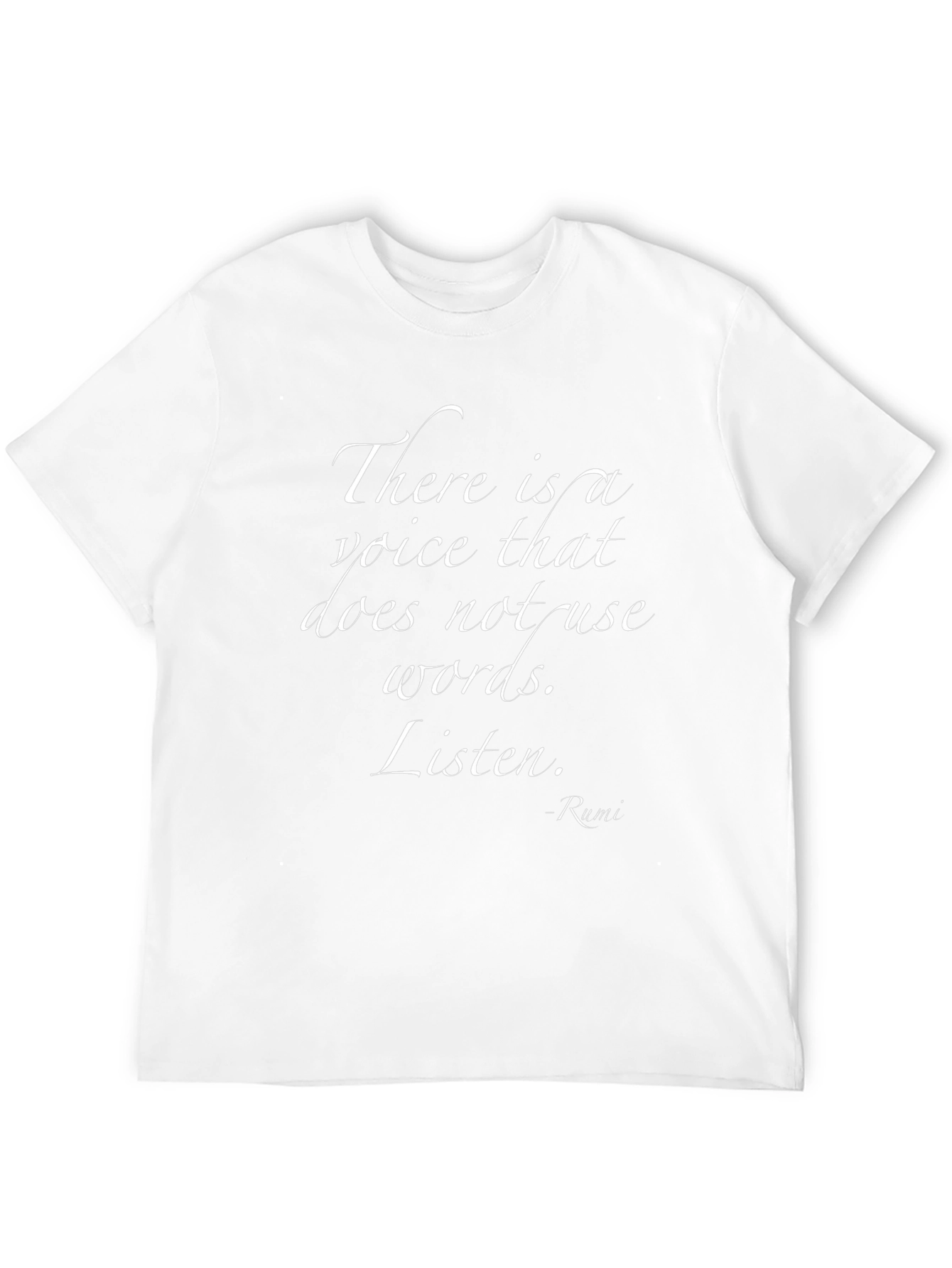 Inspirational Rumi Quote T-Shirt - Black
