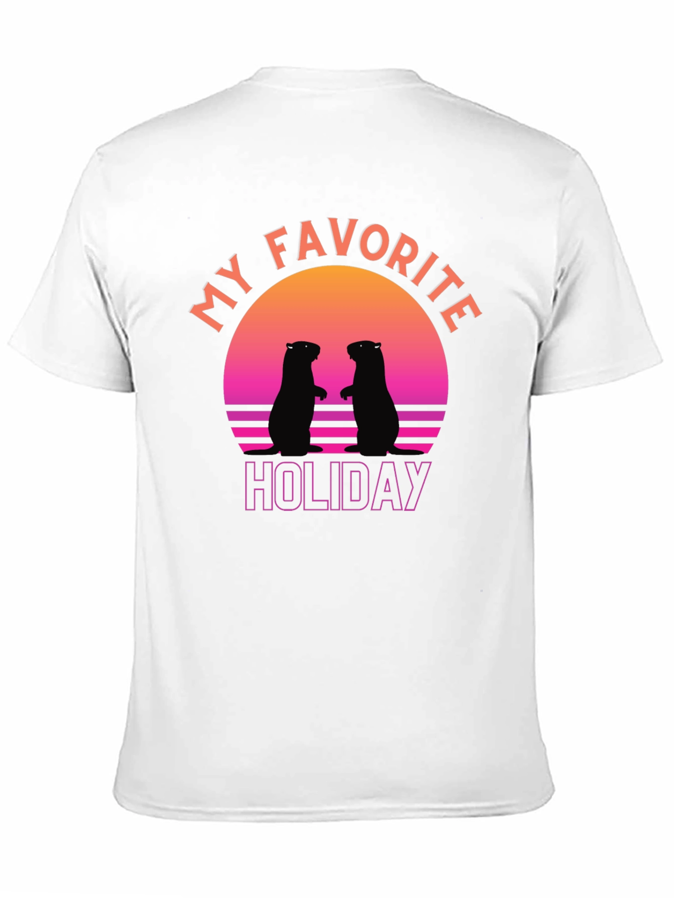 Retro Groundhog Day T-Shirt - My Favorite Holiday