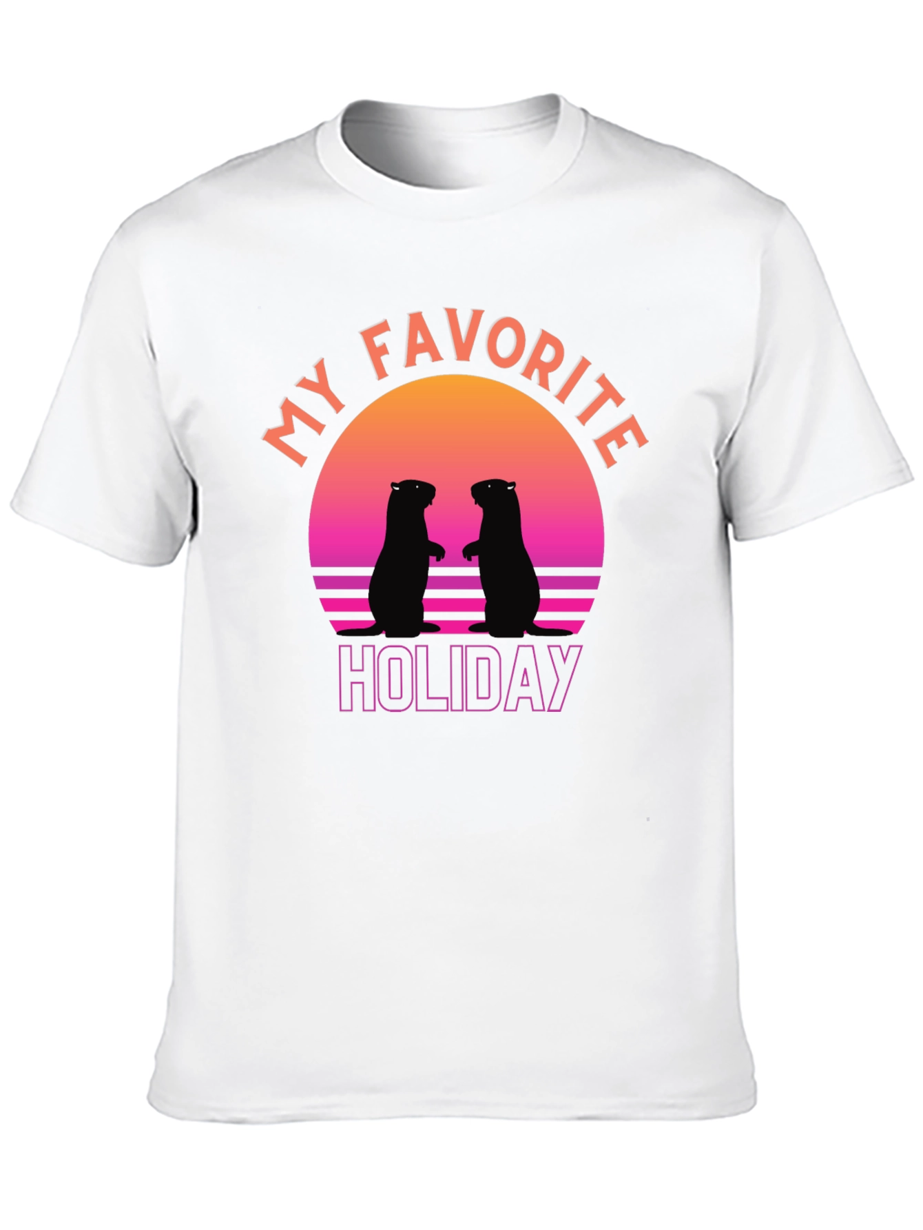 Retro Groundhog Day T-Shirt - My Favorite Holiday