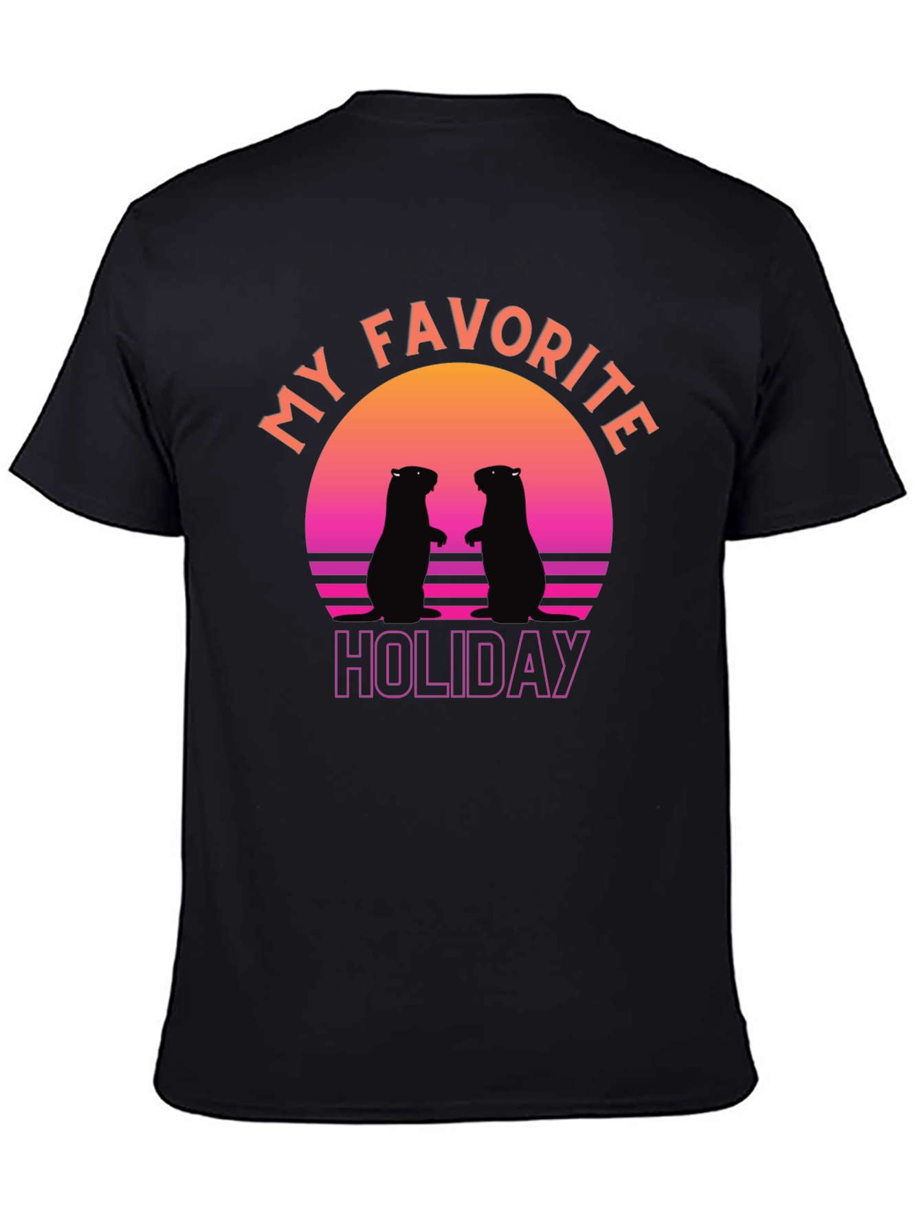 Retro Groundhog Day T-Shirt - My Favorite Holiday