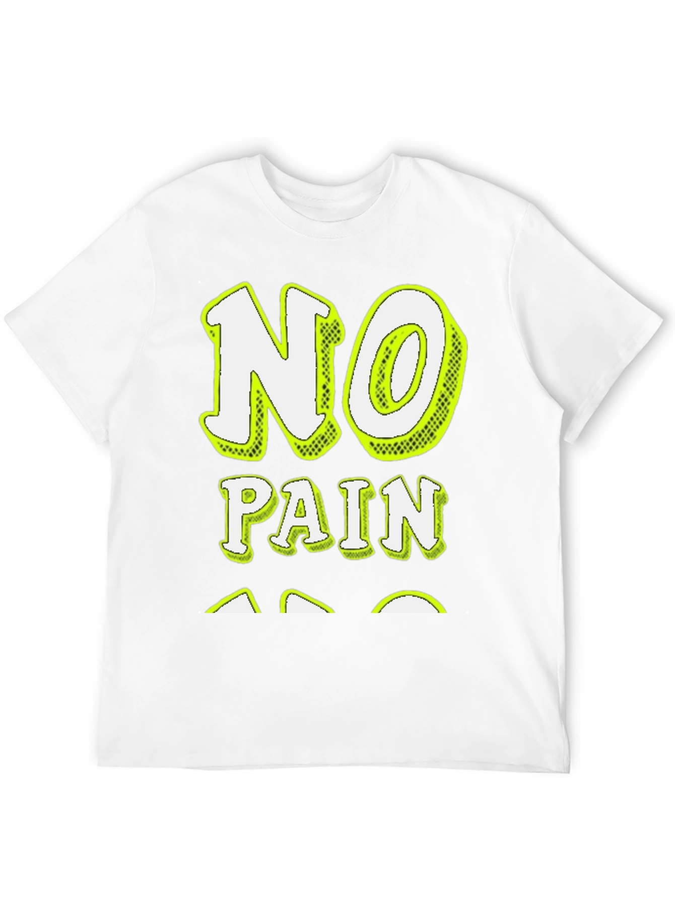 No Pain T-Shirt - Black Graphic Tee