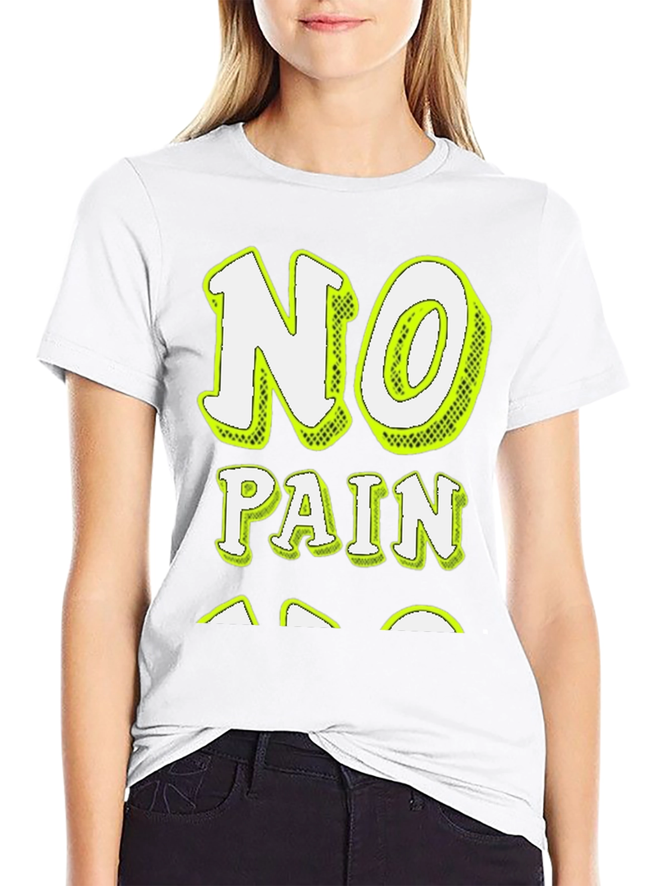 No Pain T-Shirt - Black Graphic Tee