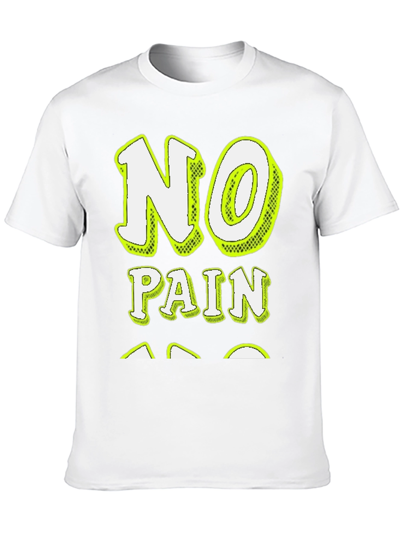 No Pain T-Shirt - Black Graphic Tee