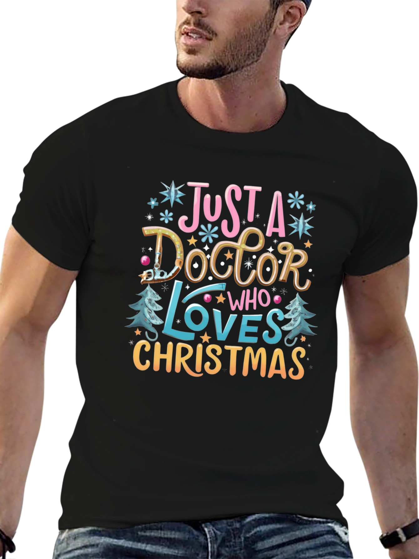 Doctor Who Loves Christmas T-Shirt - Holiday Tee
