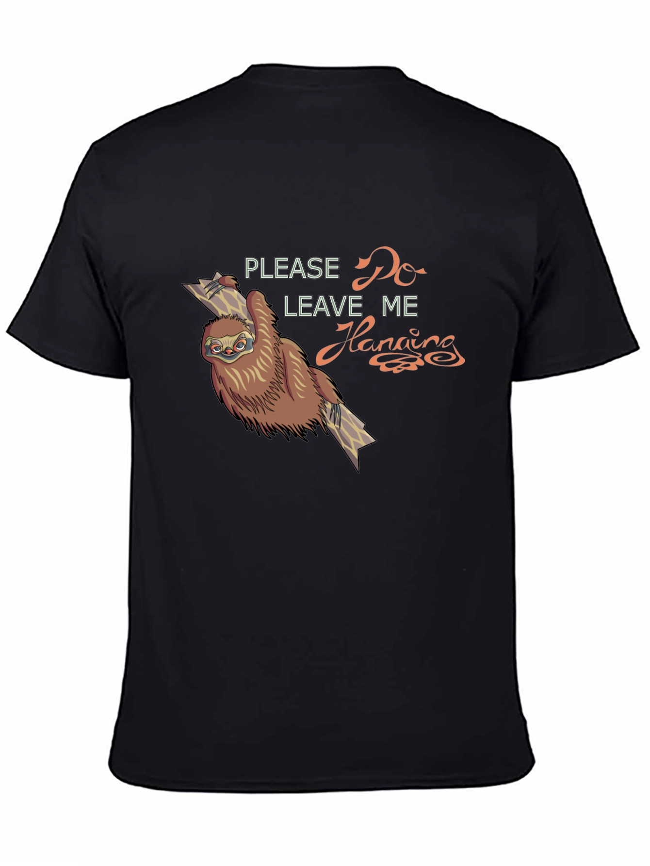 Sloth Hanging Around Graphic T-Shirt - Relaxed Fit