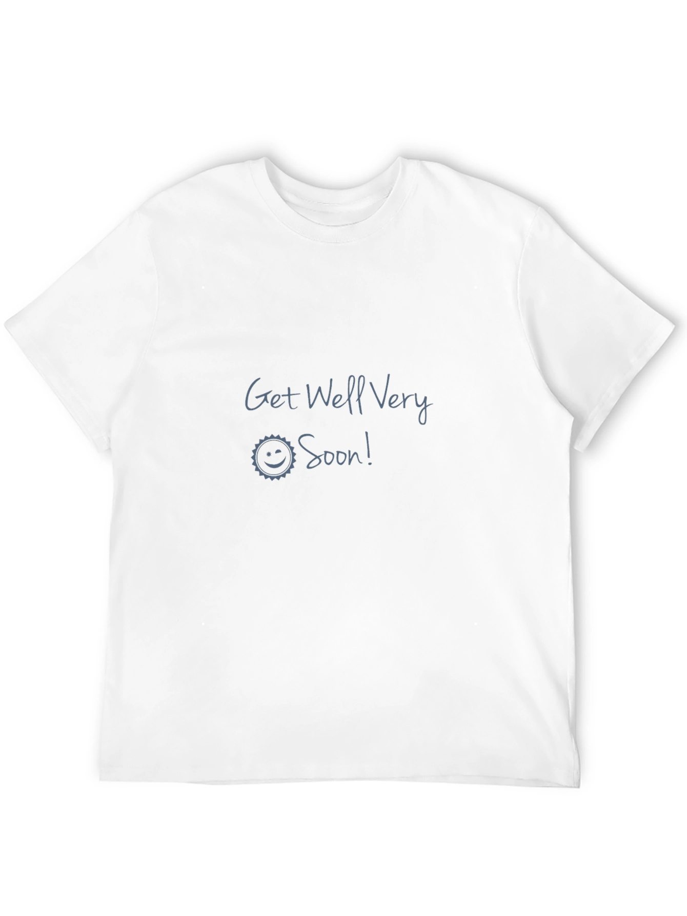 Get Well Very Soon Black T-Shirt
